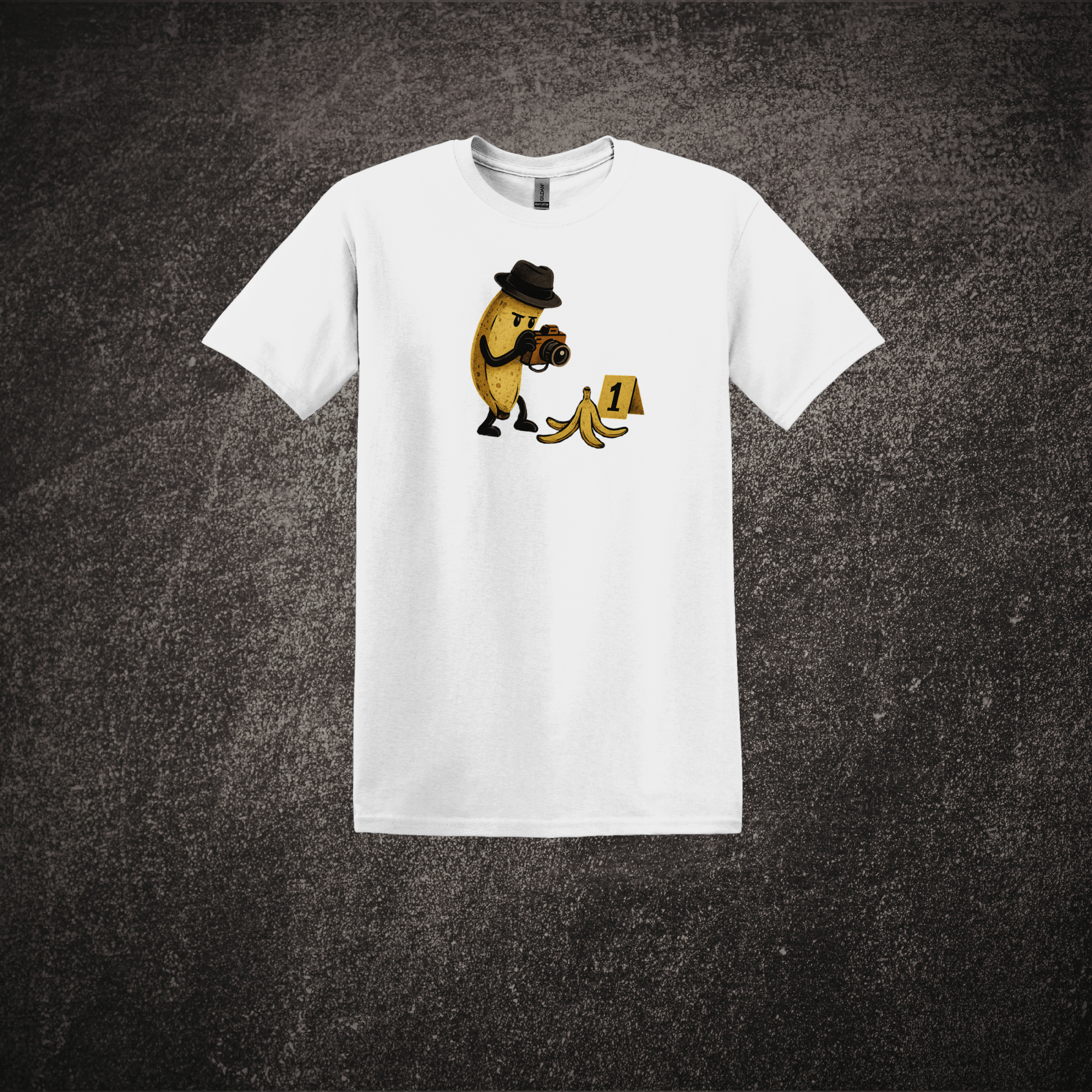 Banana Detective - SS Tee White.png