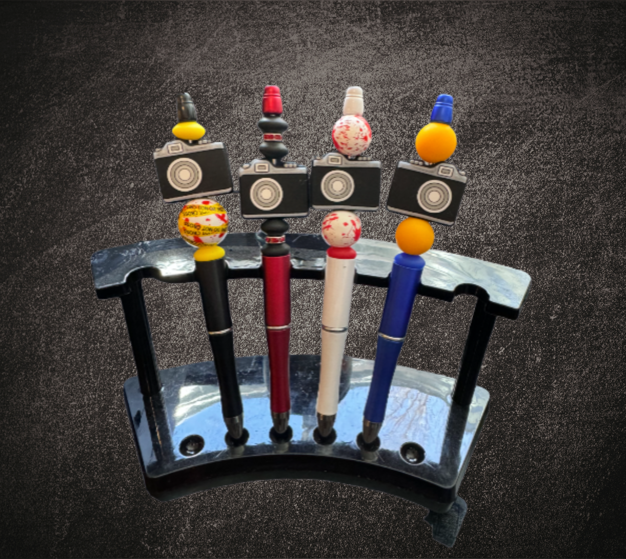 Crime Scene Photographer Beaded Pen