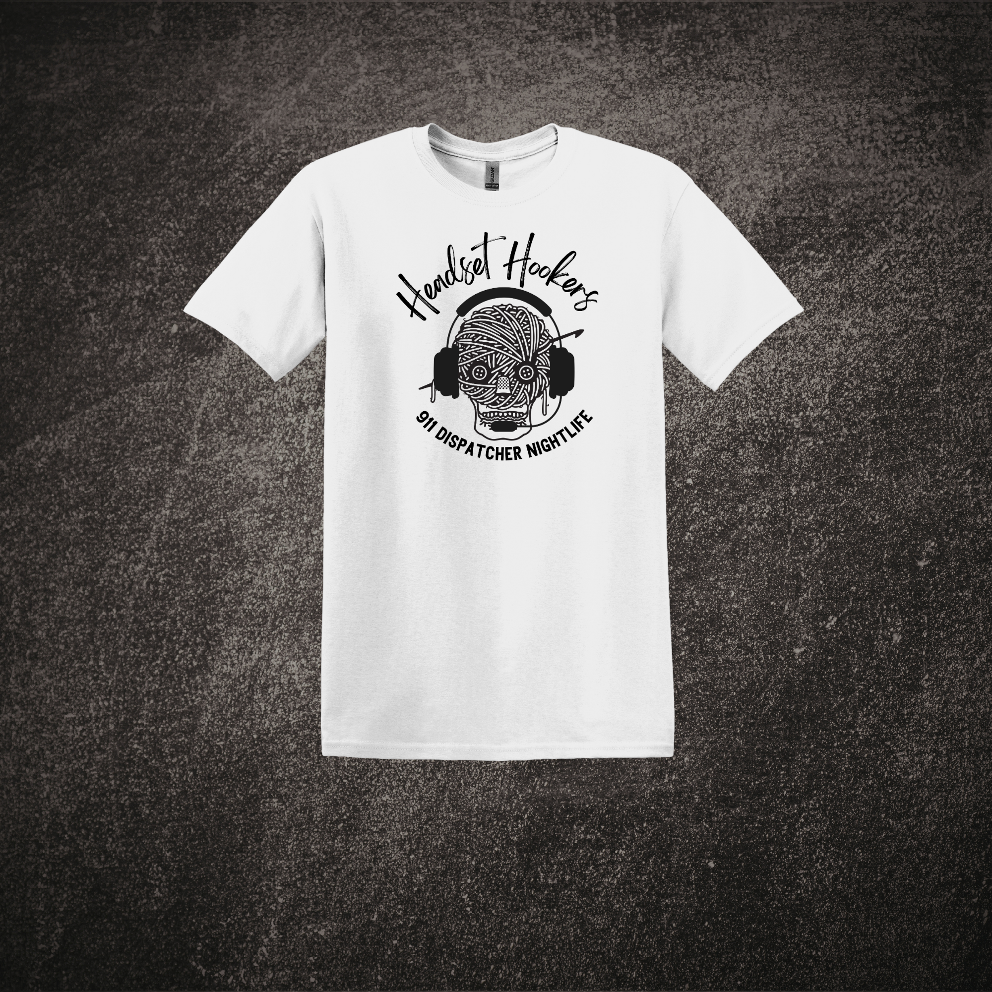 Headset Hookers - SS Tee White.png