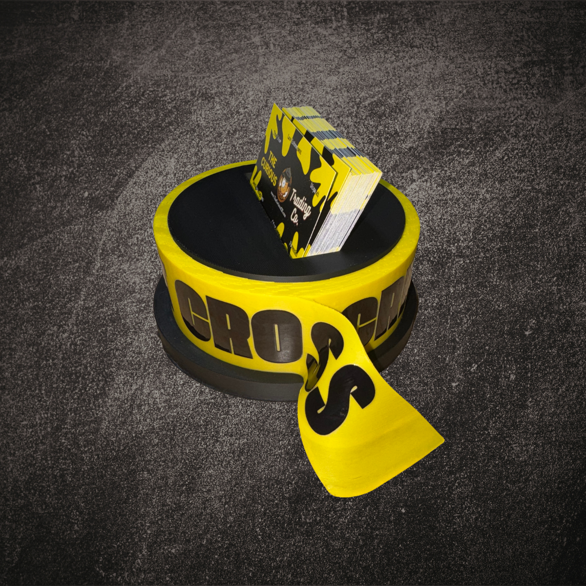 Crime Scene Tape Business Card Holder Mockup 3.png
