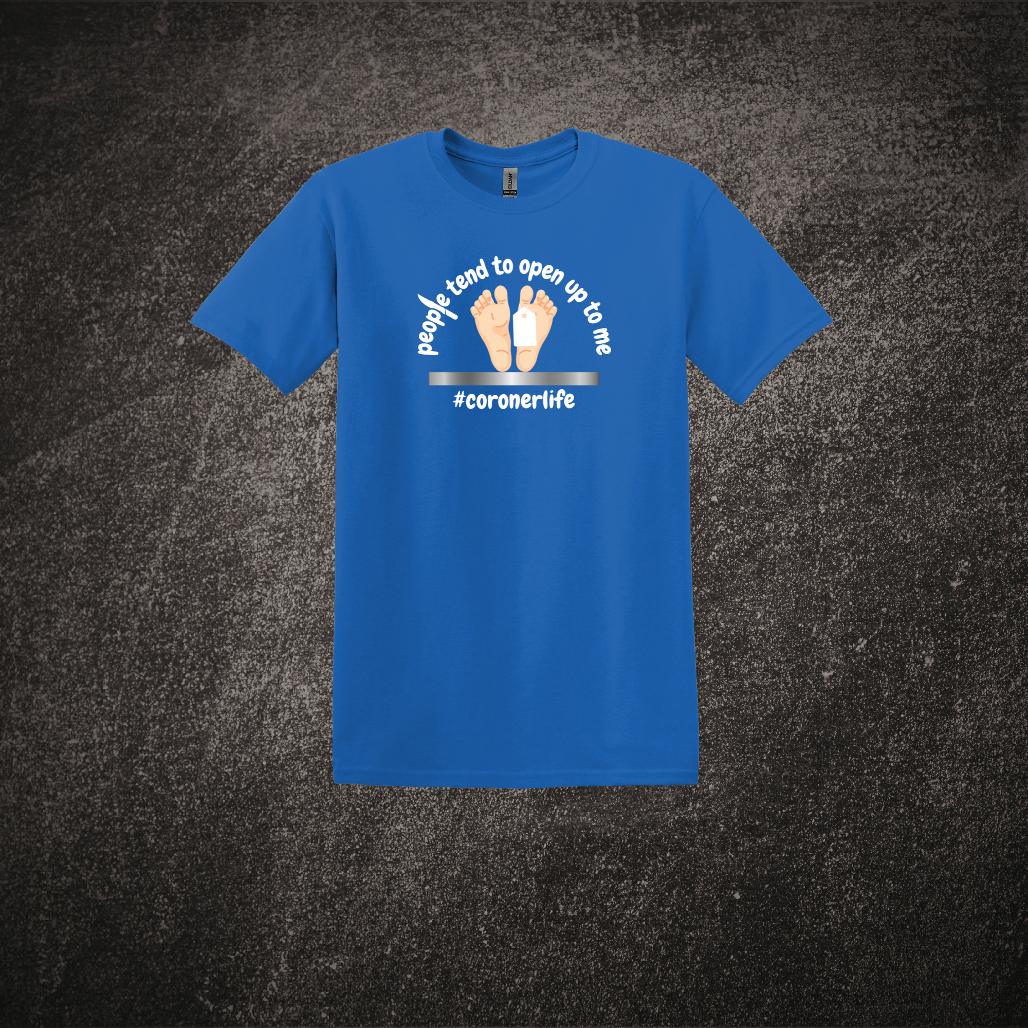 People Tend to Open Up to Me Tee Royal.png