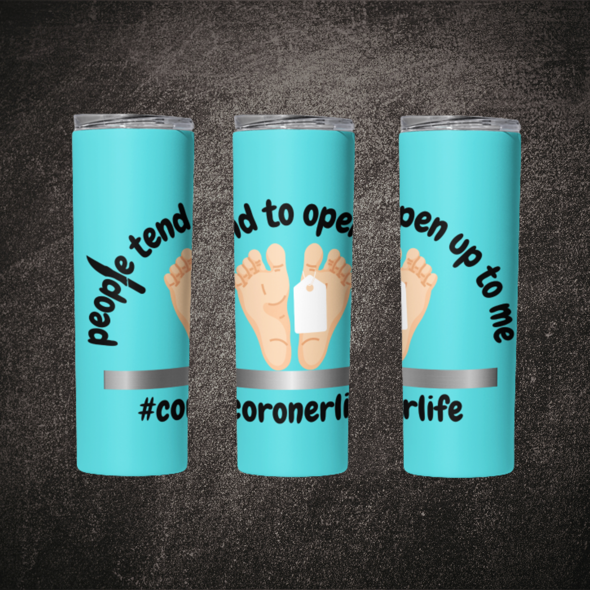 People Tend to Open Up to Me Skinny Tumbler