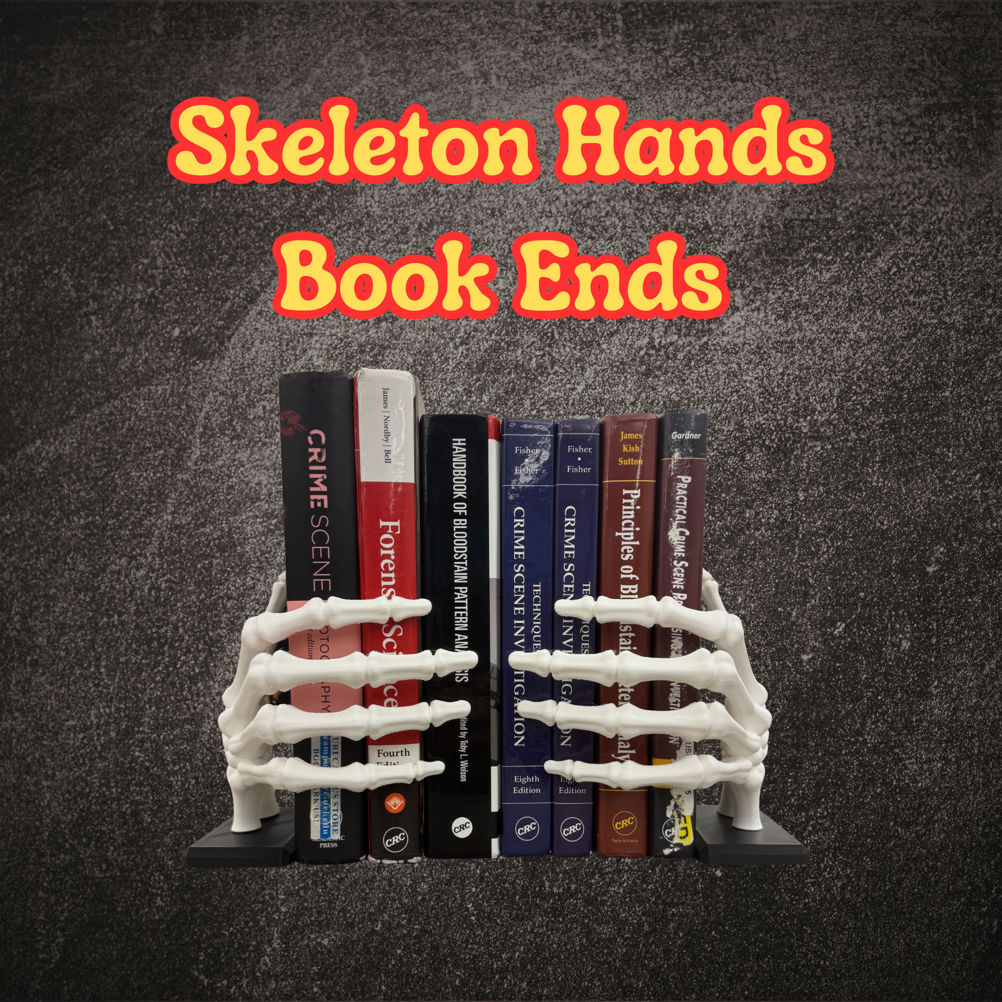 Skeleton Hand Bookends