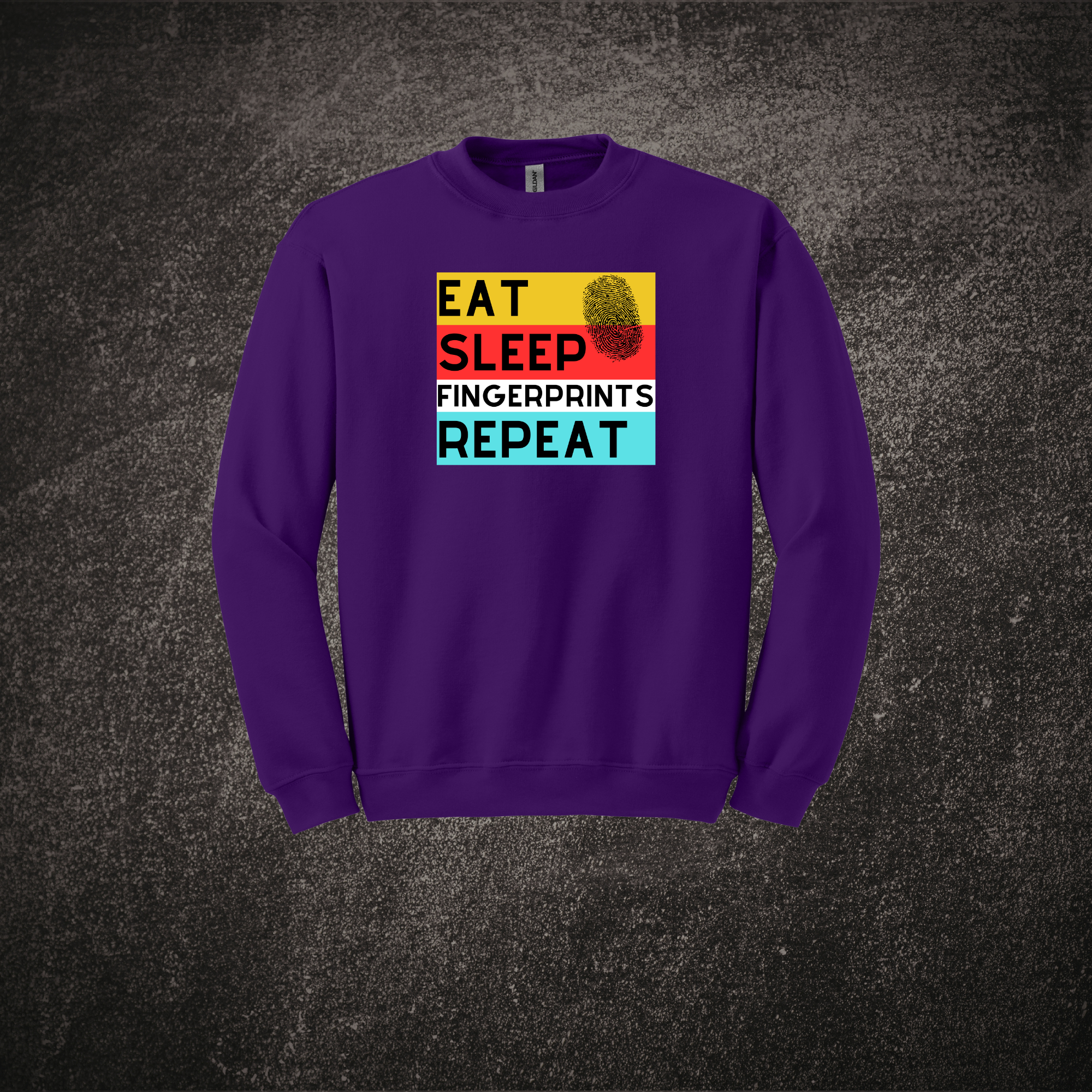 Eat Sleep Fingerprints Repeat - Sweat Purple.png