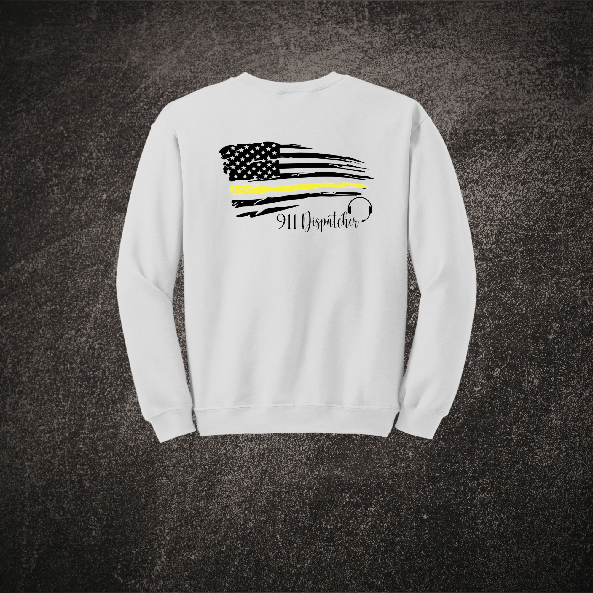 911 Dispatcher - Sweat White Back.png