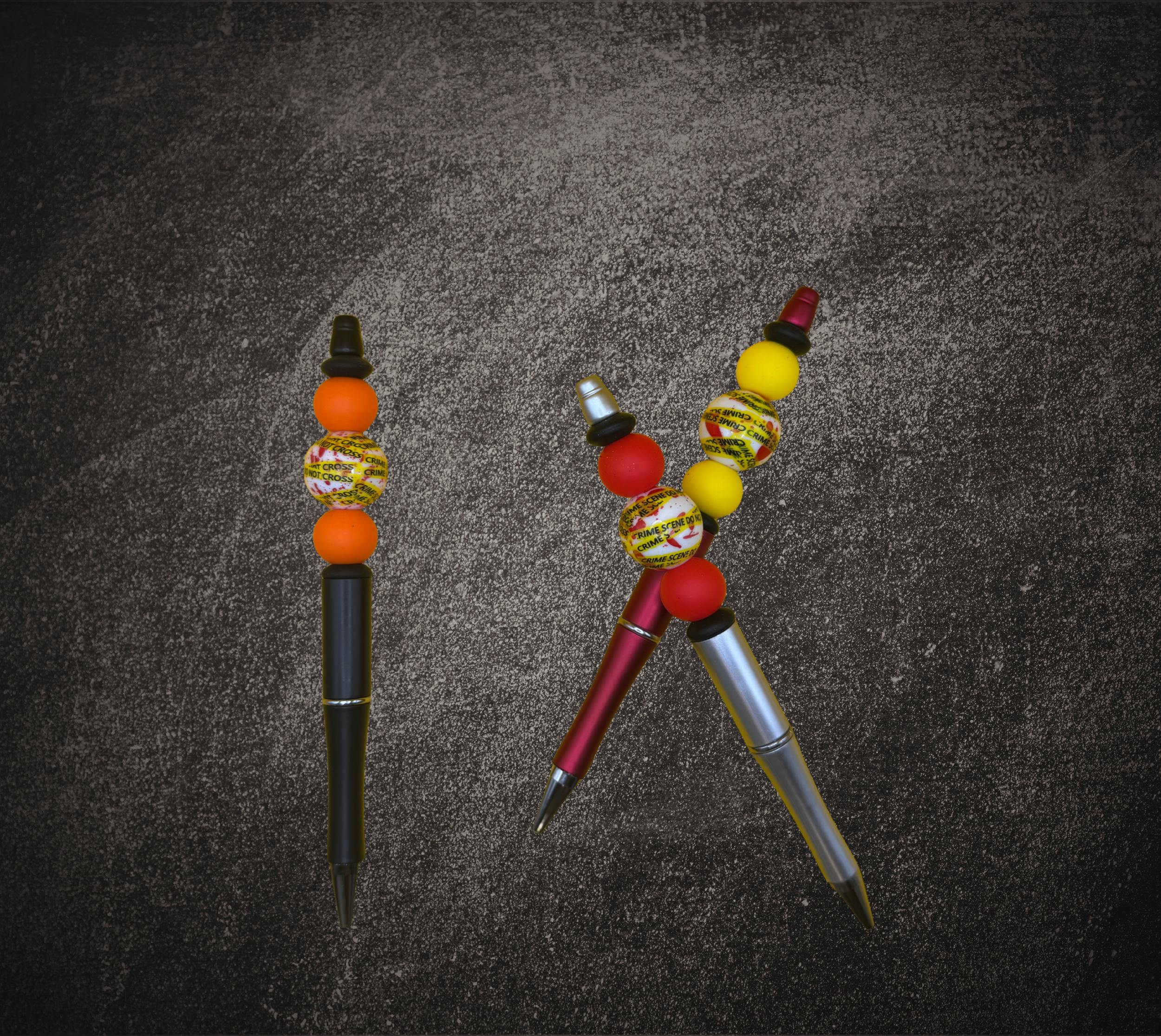 Crime Scene Do Not Cross Beaded Pen