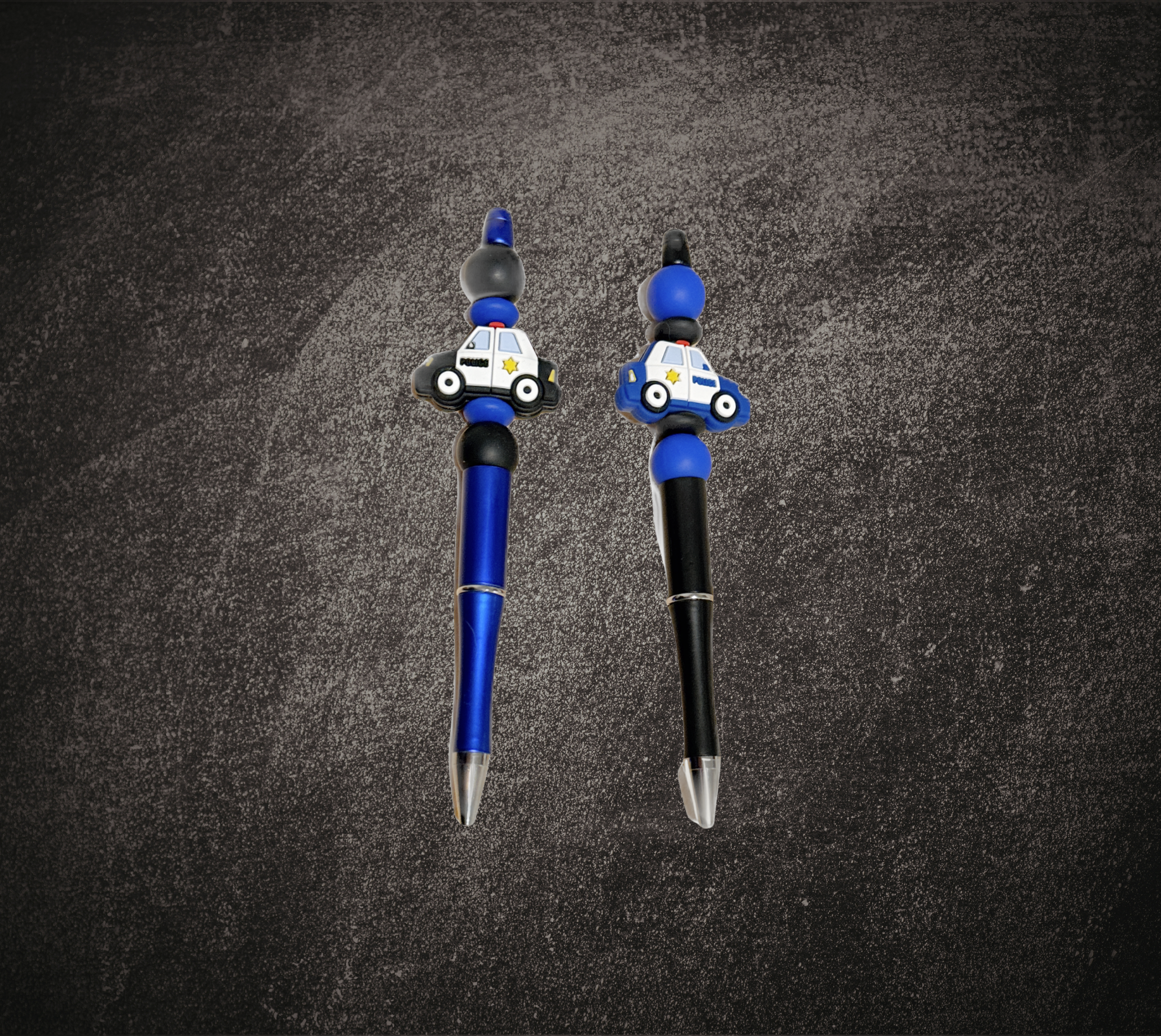 Police Car Beaded Pen