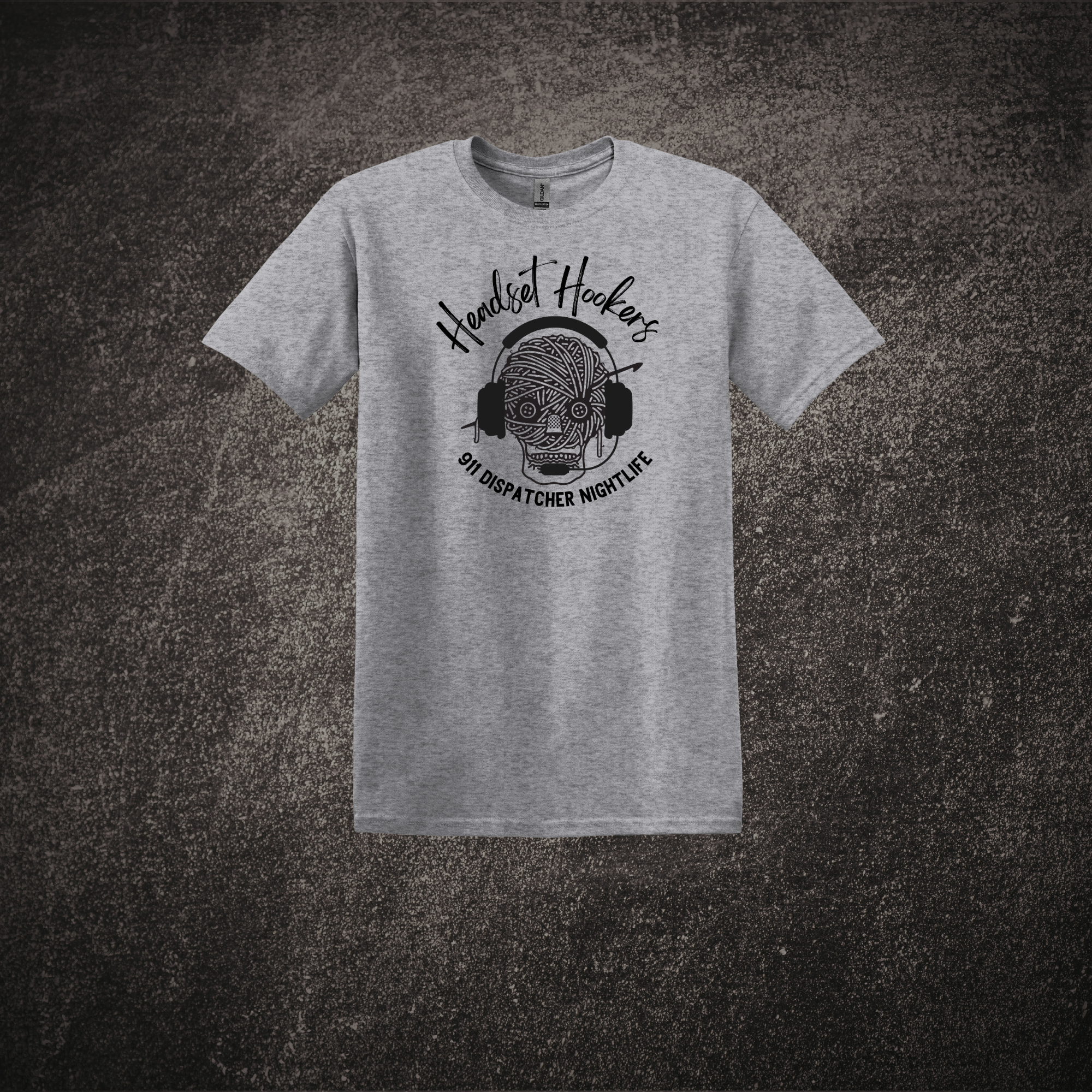 Headset Hookers - SS Tee Sport Gray.png