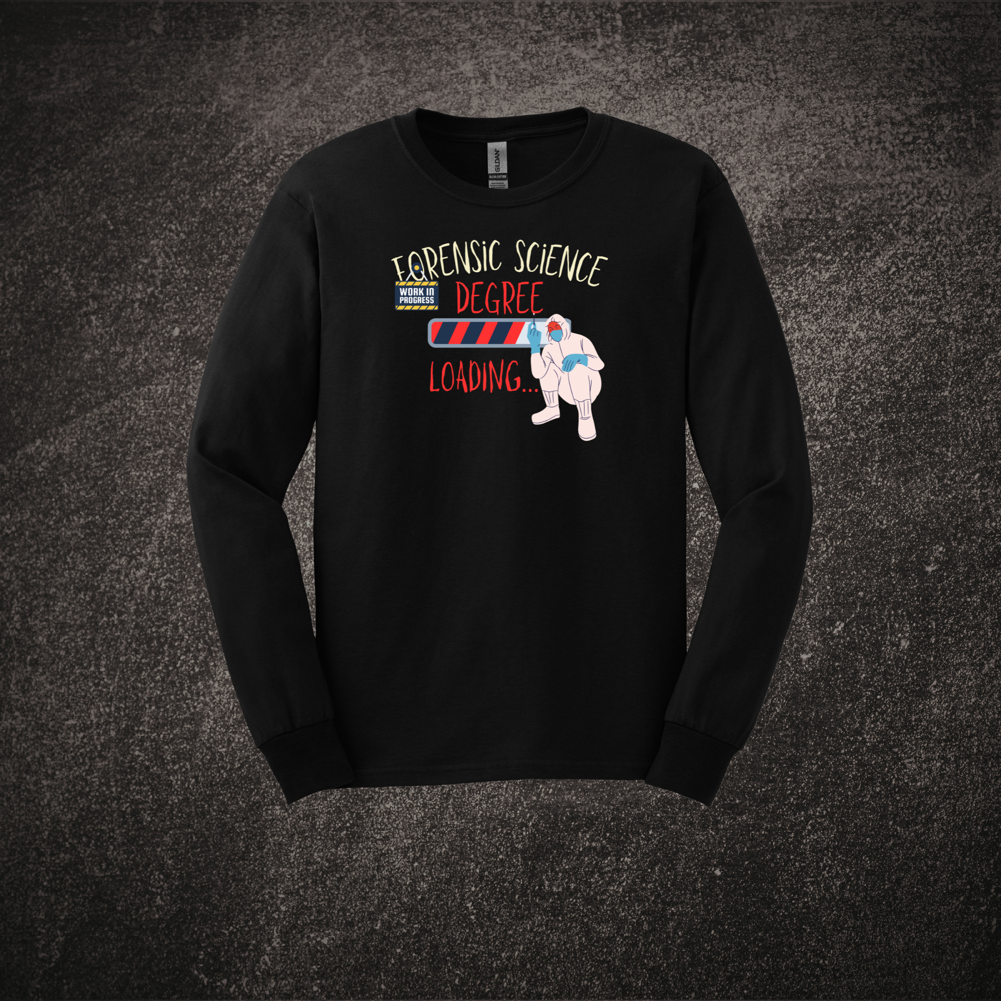 Forensic Science Degree Loading - LS Tee Black.png