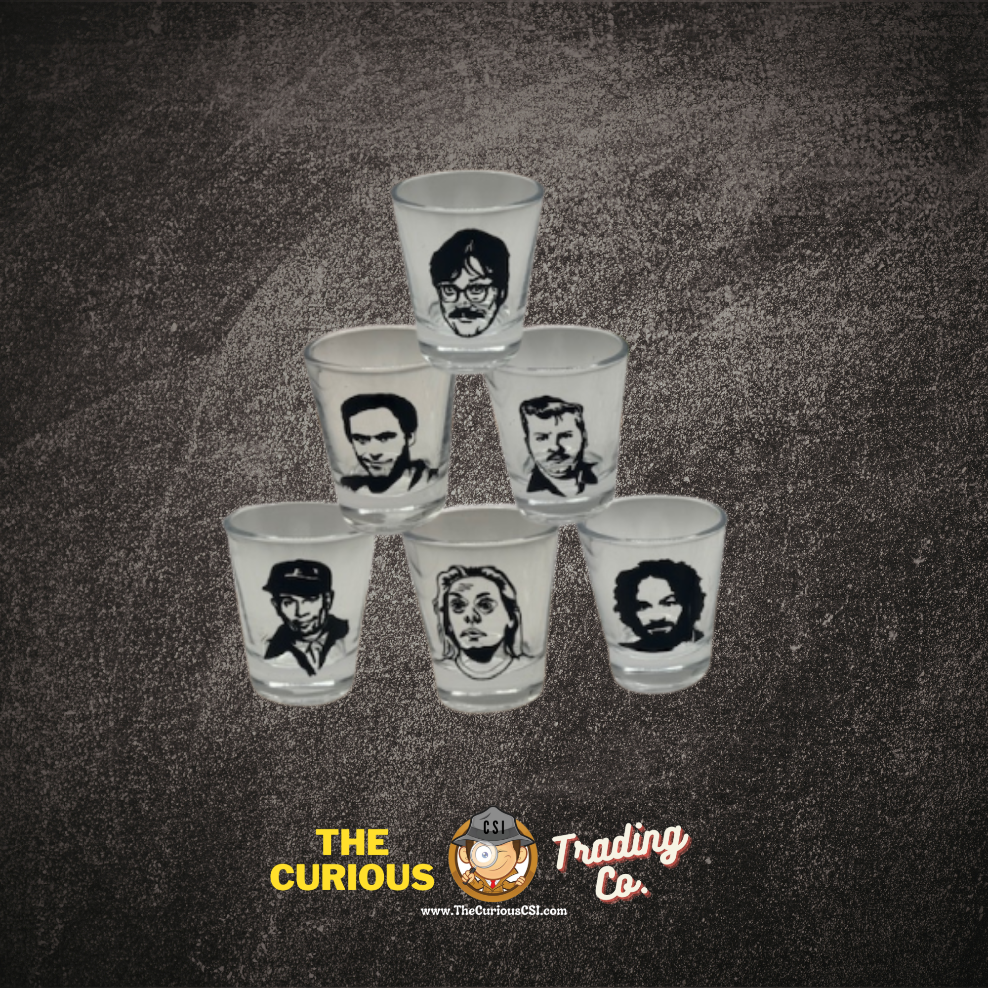 Serial Killer Shot Glasses