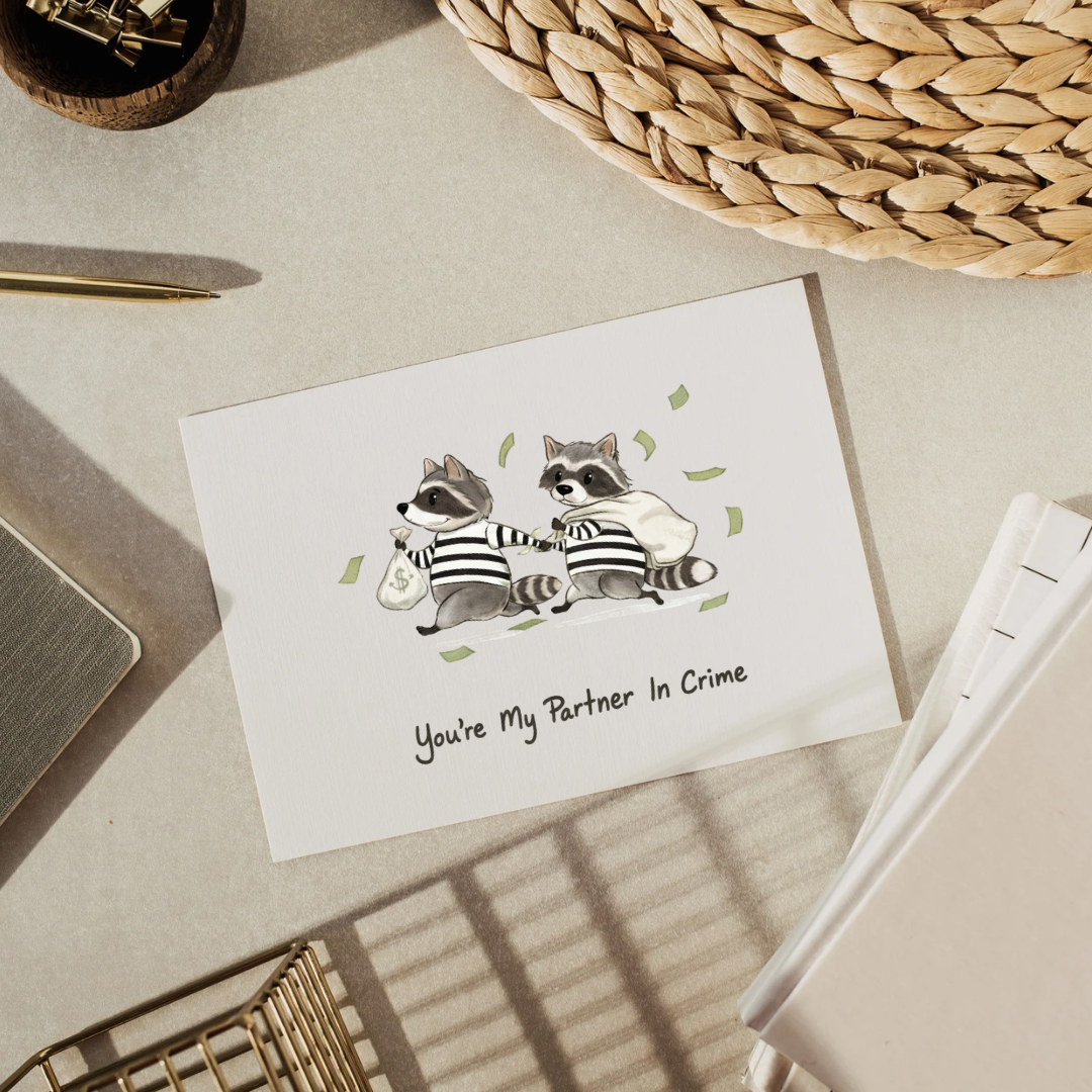 Racoon Partner in Crime Greeting 2.png