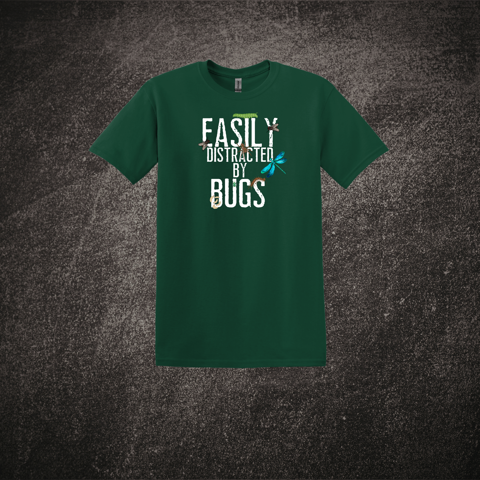 Easily Distracter by Bugs - SS Forest Green.png