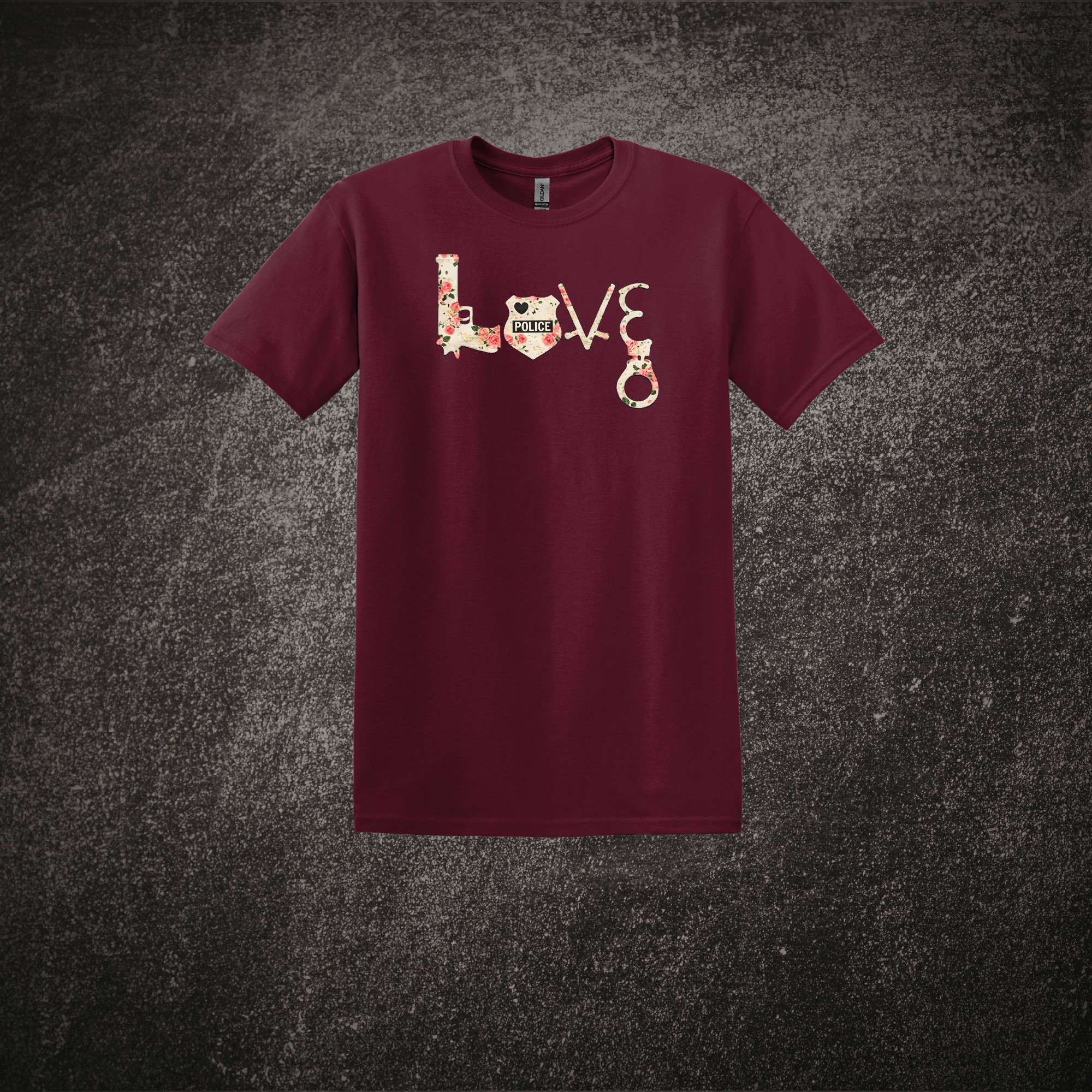 Police Love - SS Tee Maroon.png
