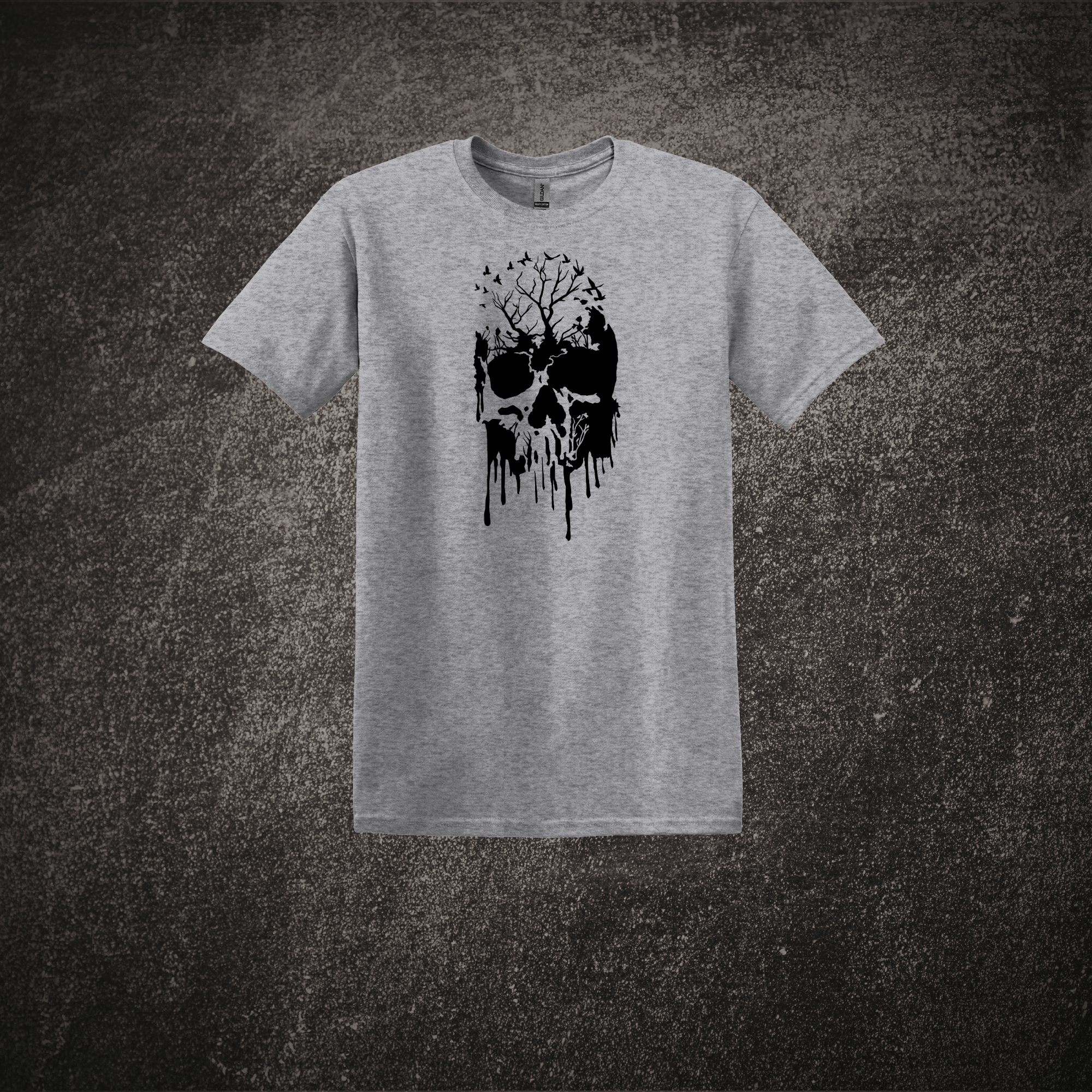 Spooky Skull Woods - SS Tee Sport Gray.png