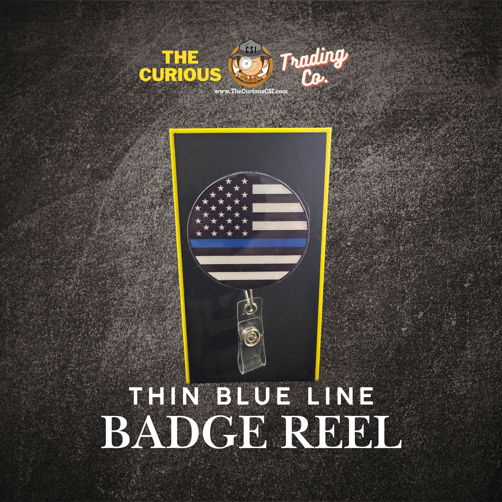Thin Blue Line Badge Reel