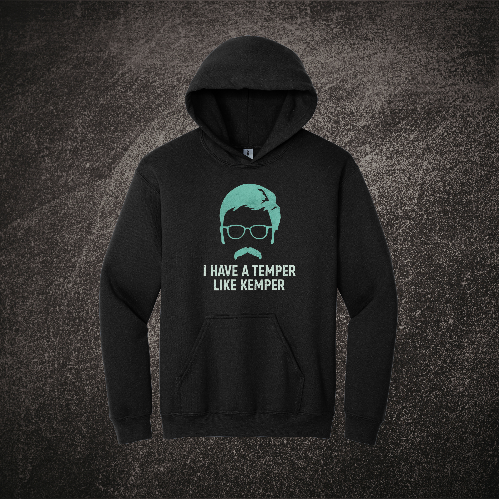 I Have A Temper Like Kemper - Black Hoodie Mockup.png