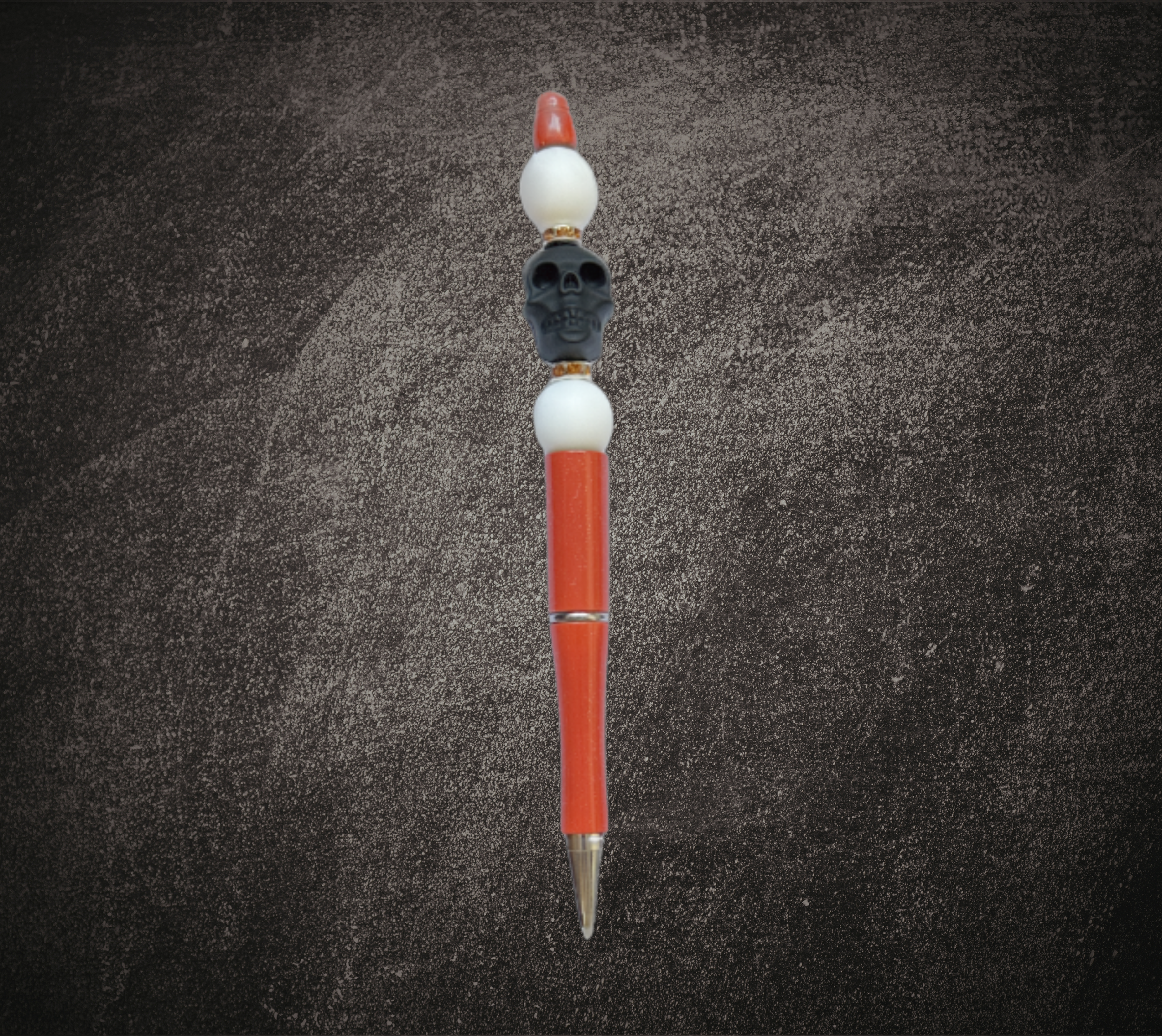 Custom Skull Beaded Pen