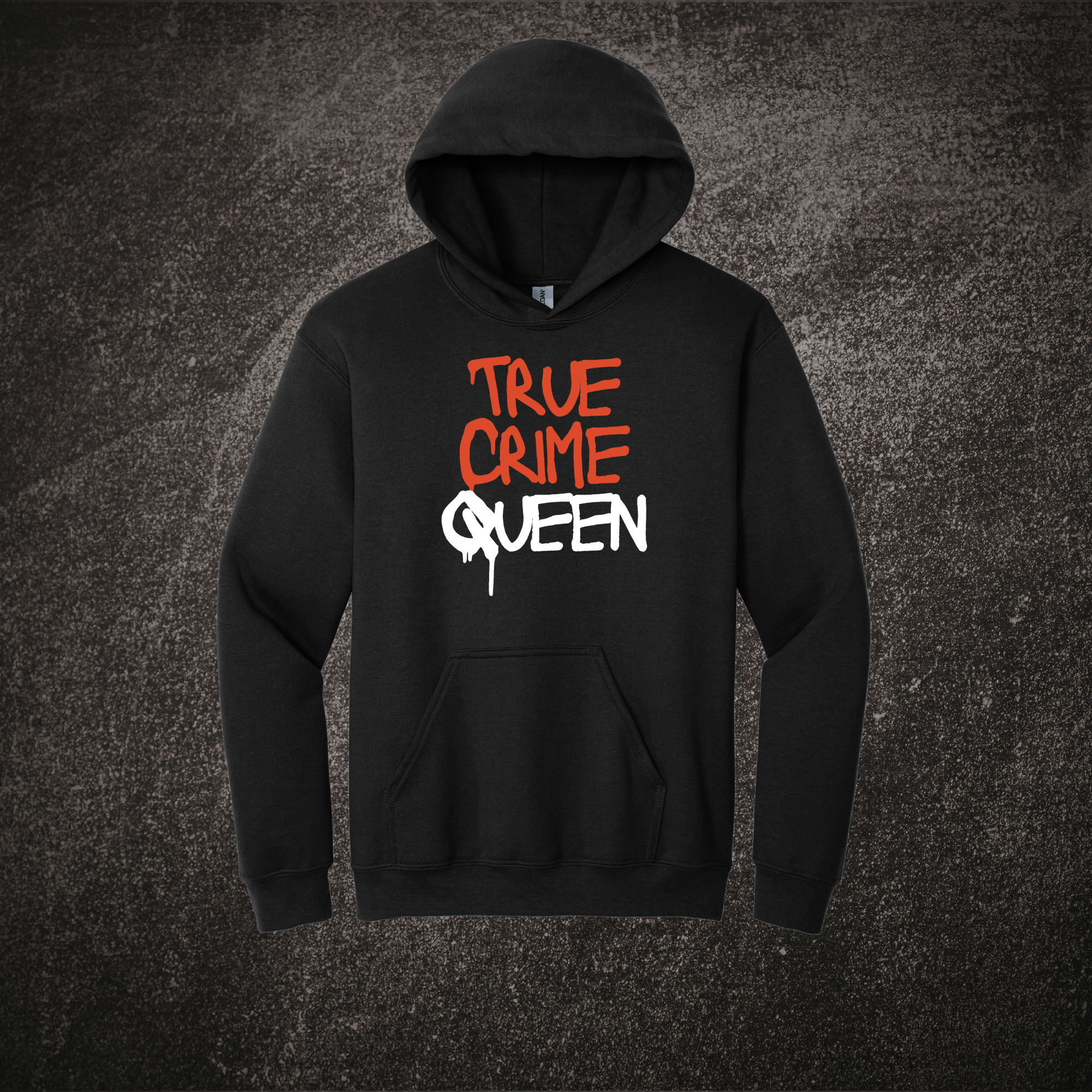 True Crime Queen Hoodie Black.png