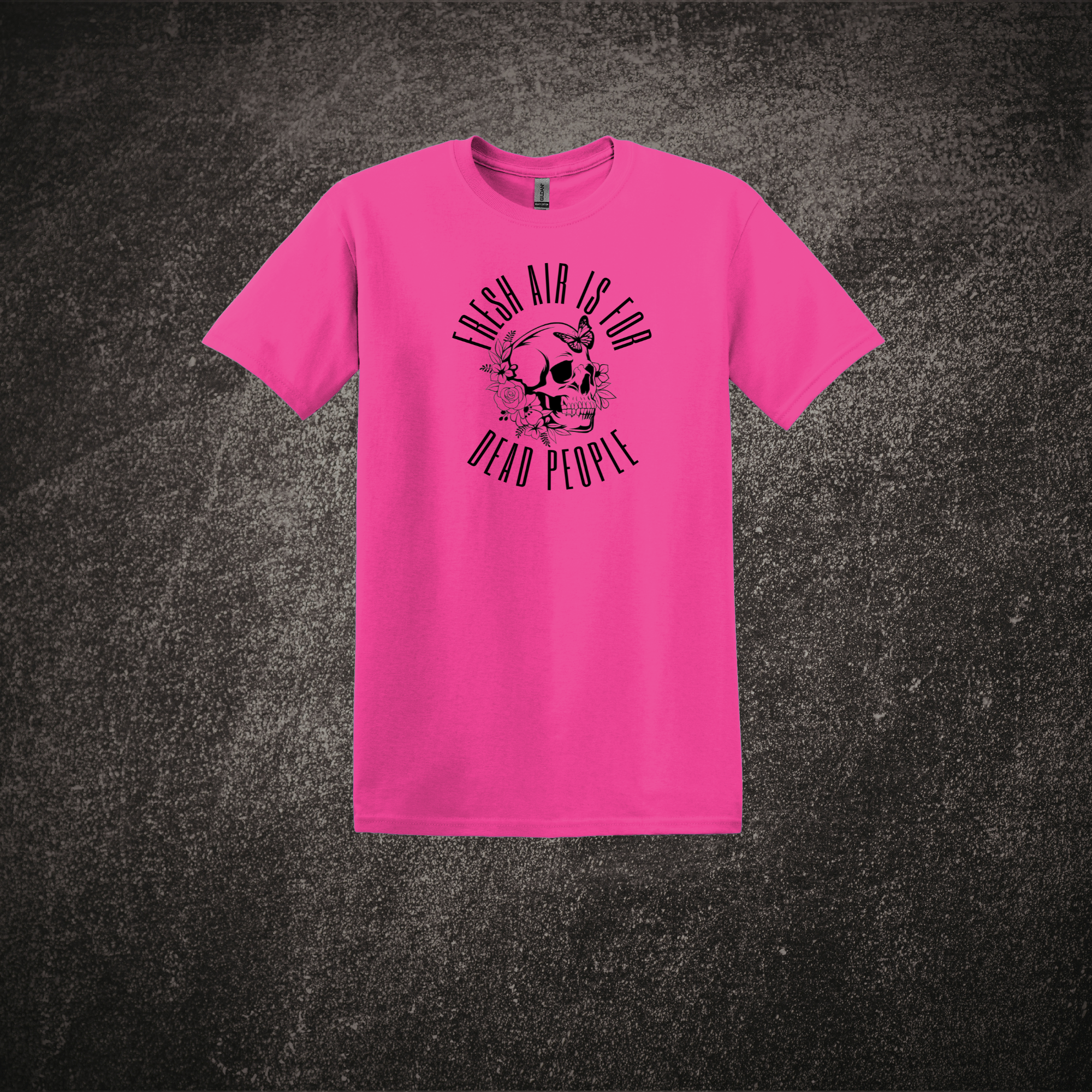 Fresh Air is for Dead People SS Tee Heliconia.png