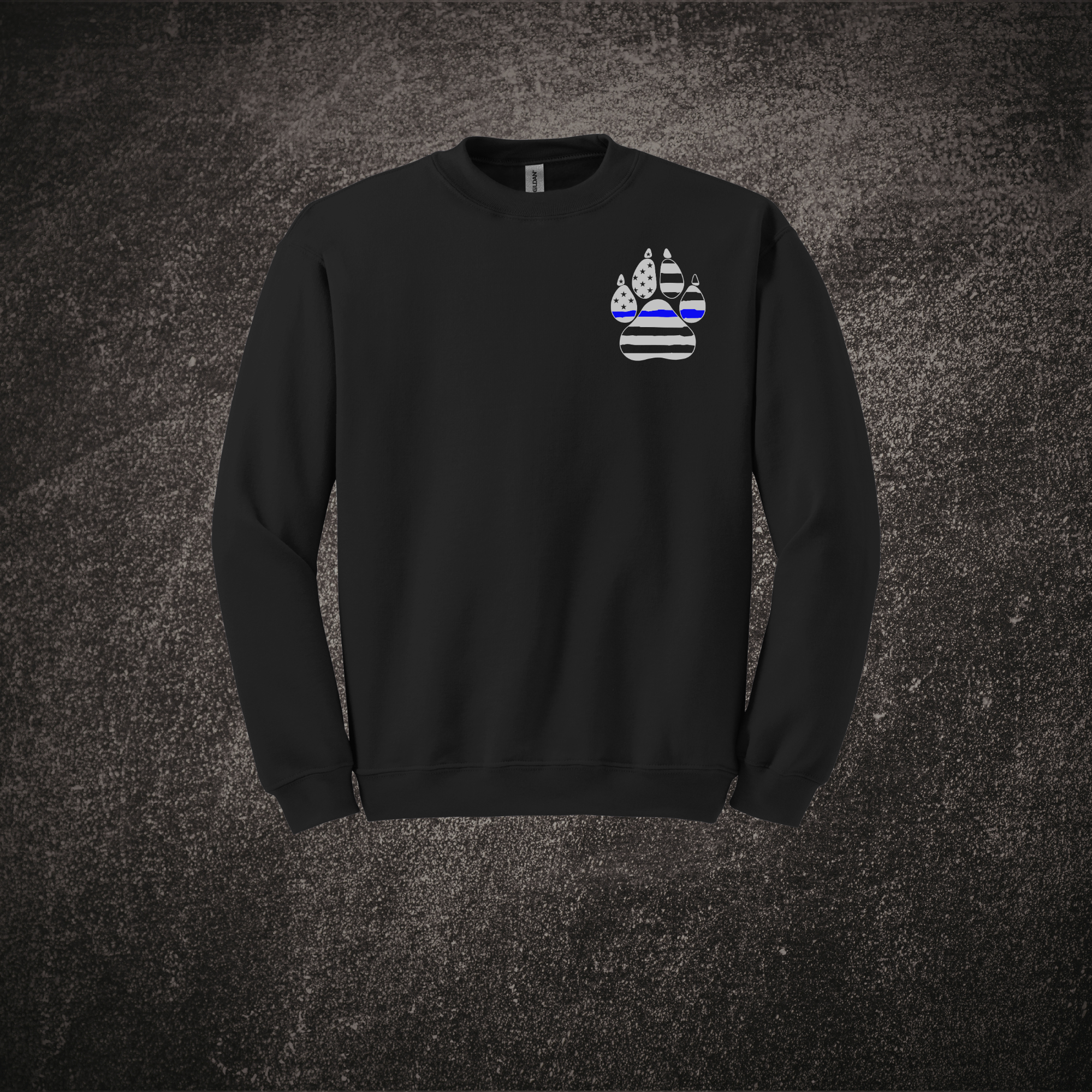 Thin Blue Line K9 Sweatshirt Front.png