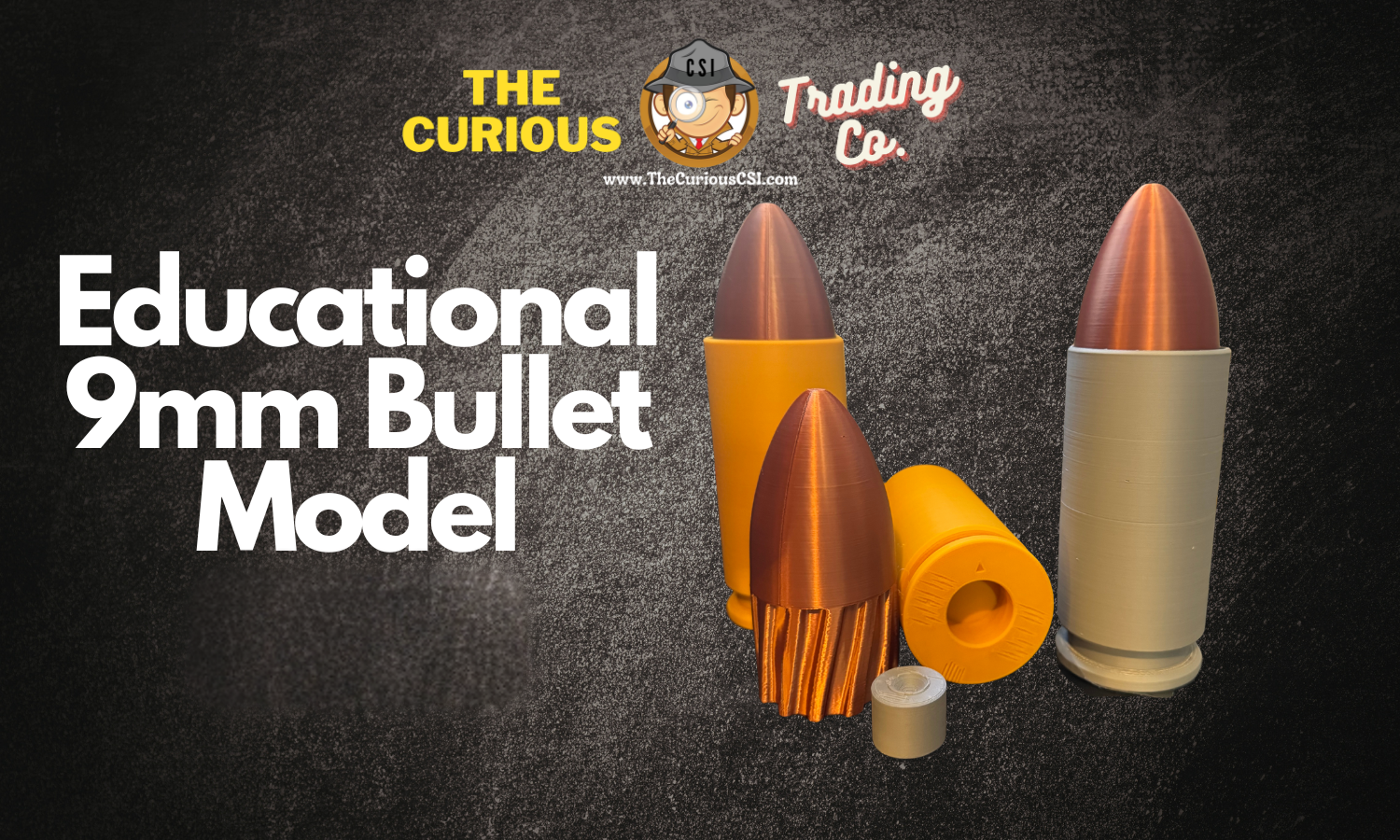 Educational 9mm Bullet Model