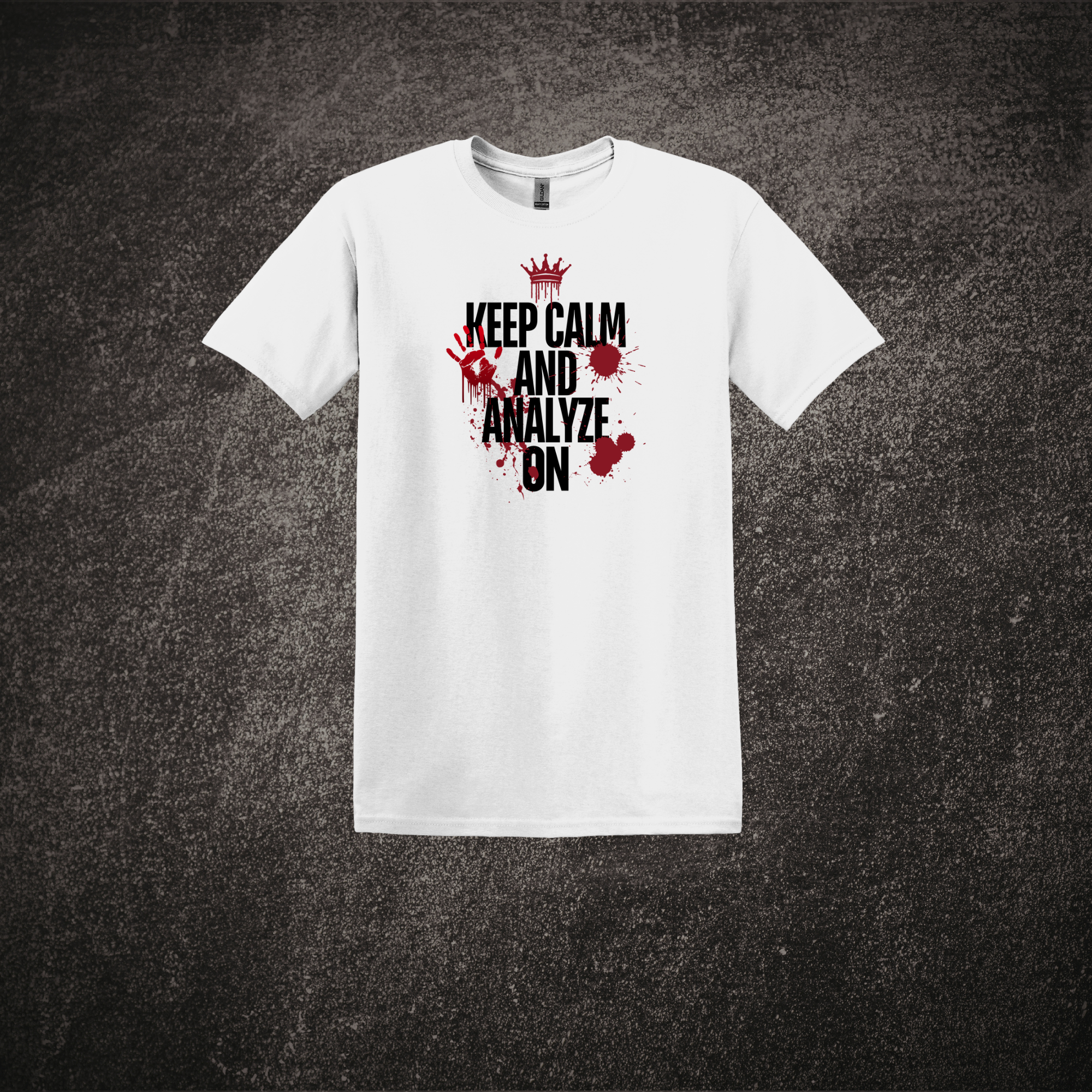 Keel Calm - SS Tee White.png