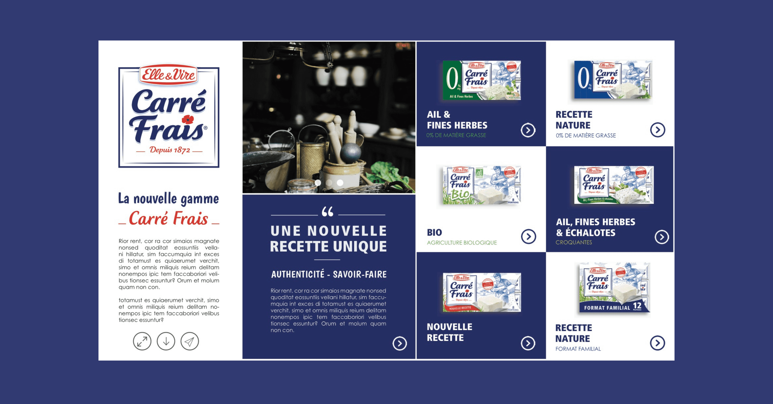 panneau d'accueil, agence de communication, graphisme, digital, site web