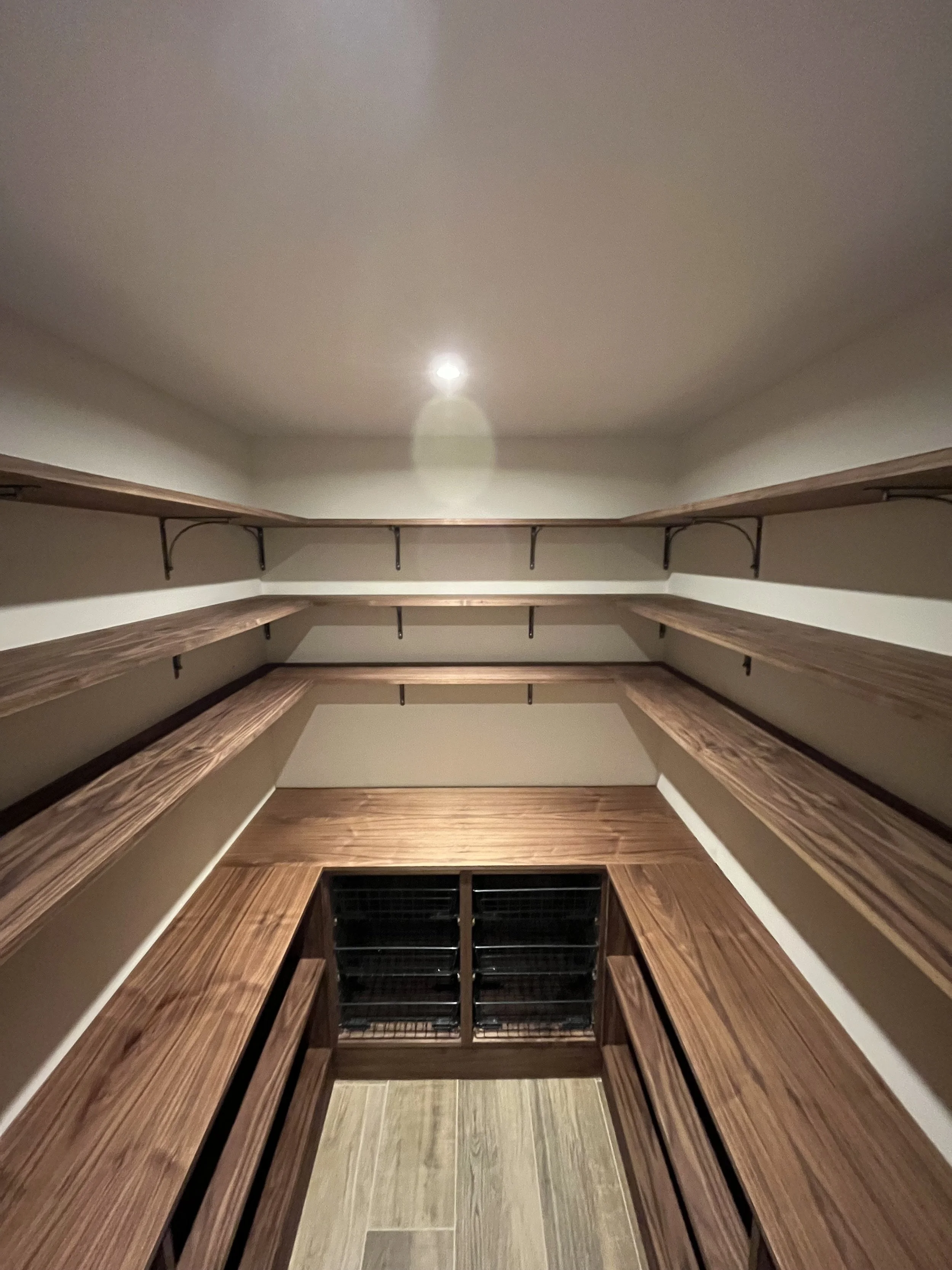 Bespoke Walnut pantry