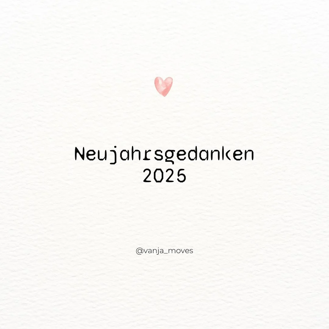 Ein paar Neujahrsgedanken, die ich mir beim &Uuml;bergang von 2024 zu 2025 gemacht habe. Frohes Neues ✨