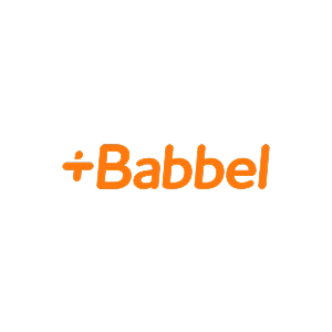 Babbel logo in orange text