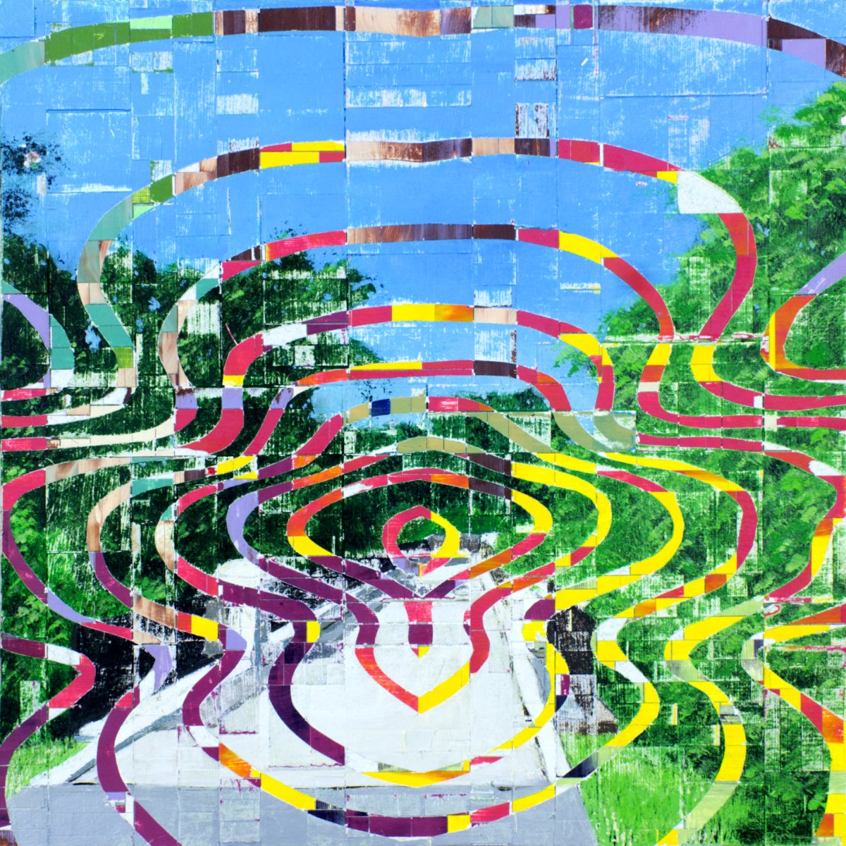 The Path Keeps Going
Oil and acrylic on wood panel
10” x 10”