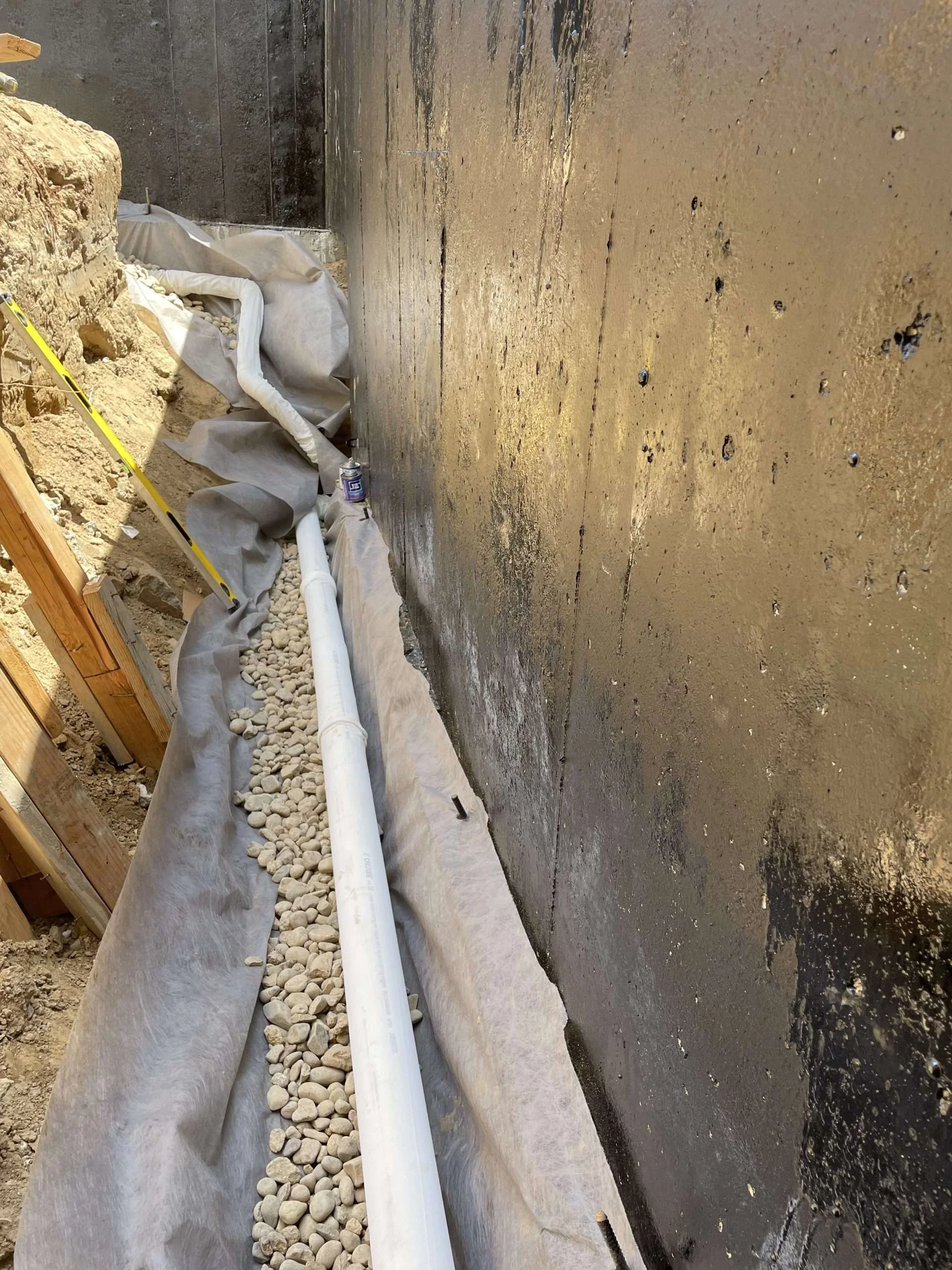Wet basement? Foundation Drain to the Rescue!