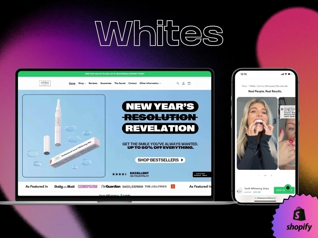 Whites Beaconsfield website, designed and built by Jayda Digital