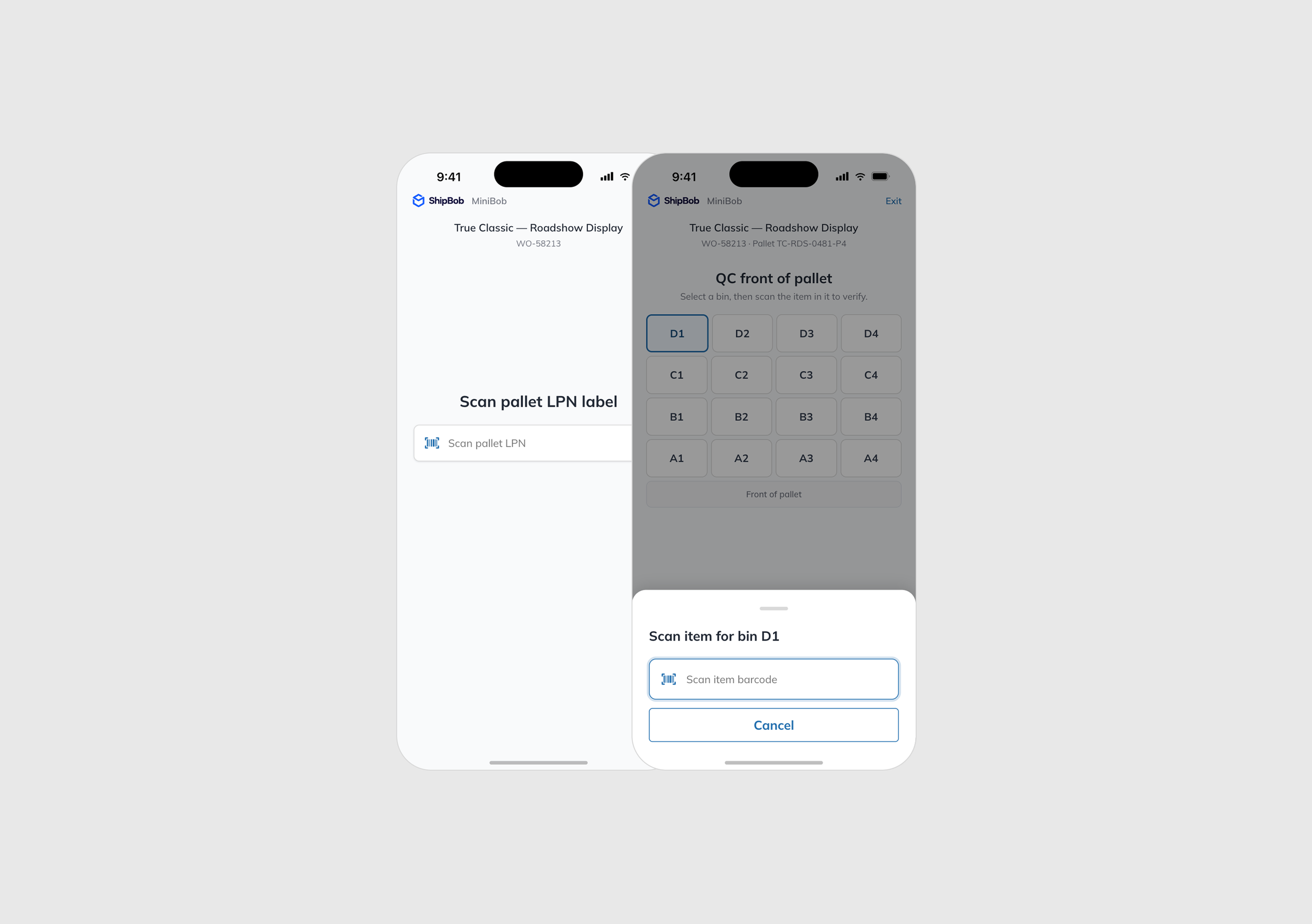 Seen here is an example of the mobile experience we equipped operators with. This QC experience "productized" something that was extremely loose: a user just spot checking without any record of the work.