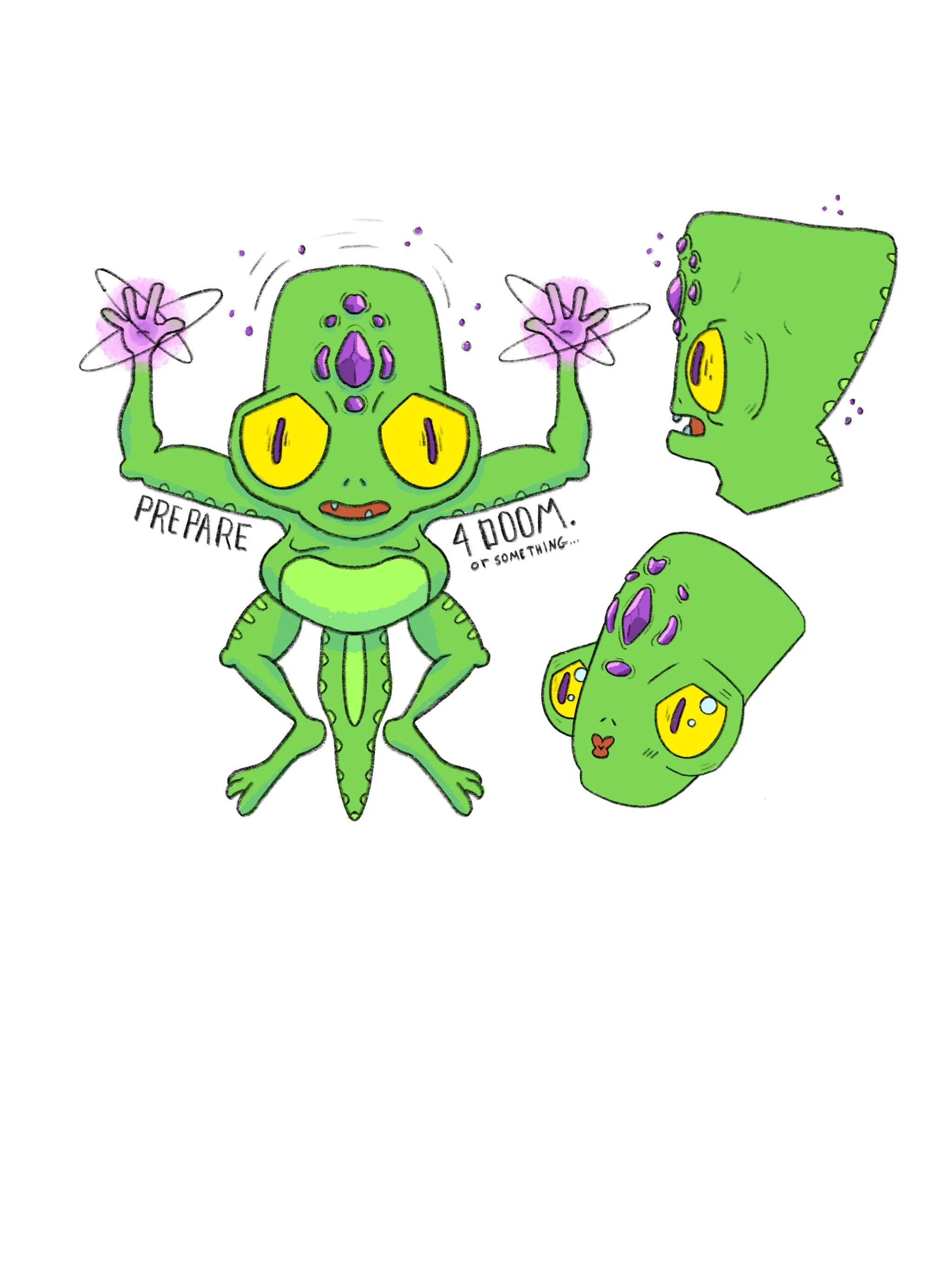 Frogs - Character Design — paynterly illustration
