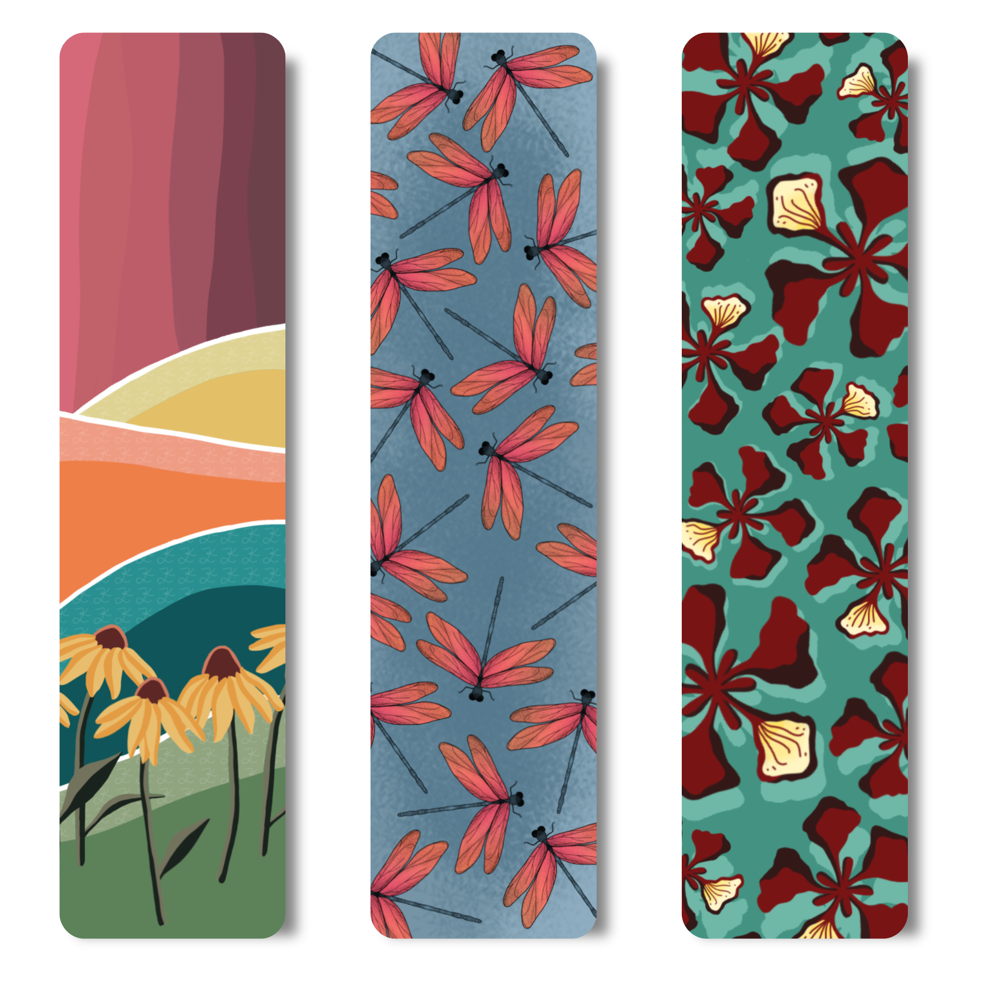 Nature Bookmark Set