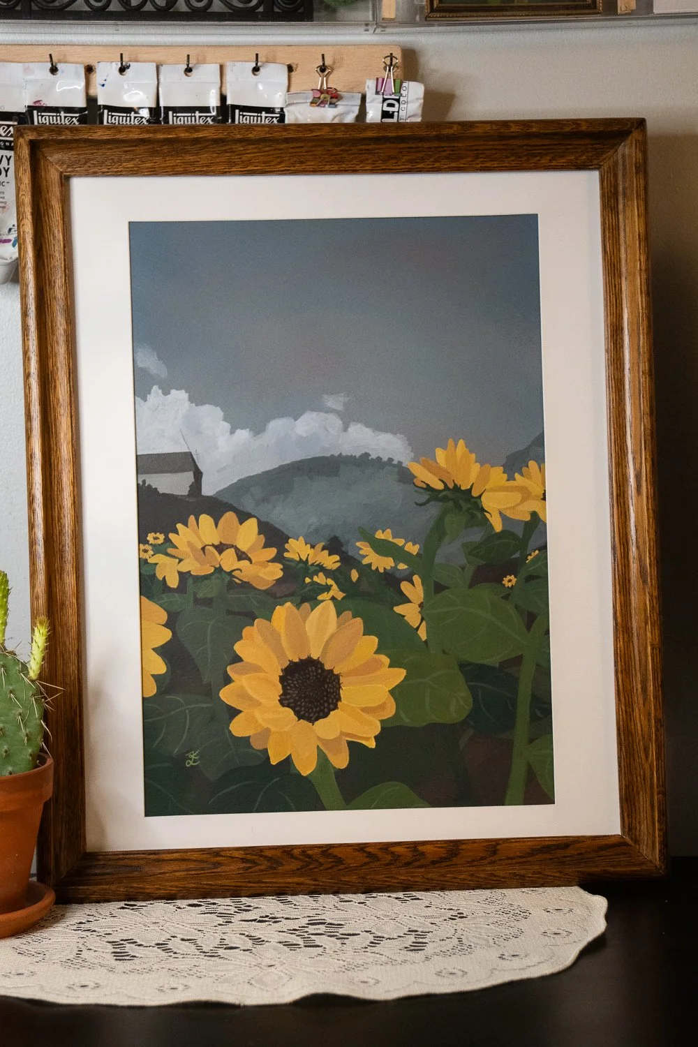 "Sunflower Field" Original