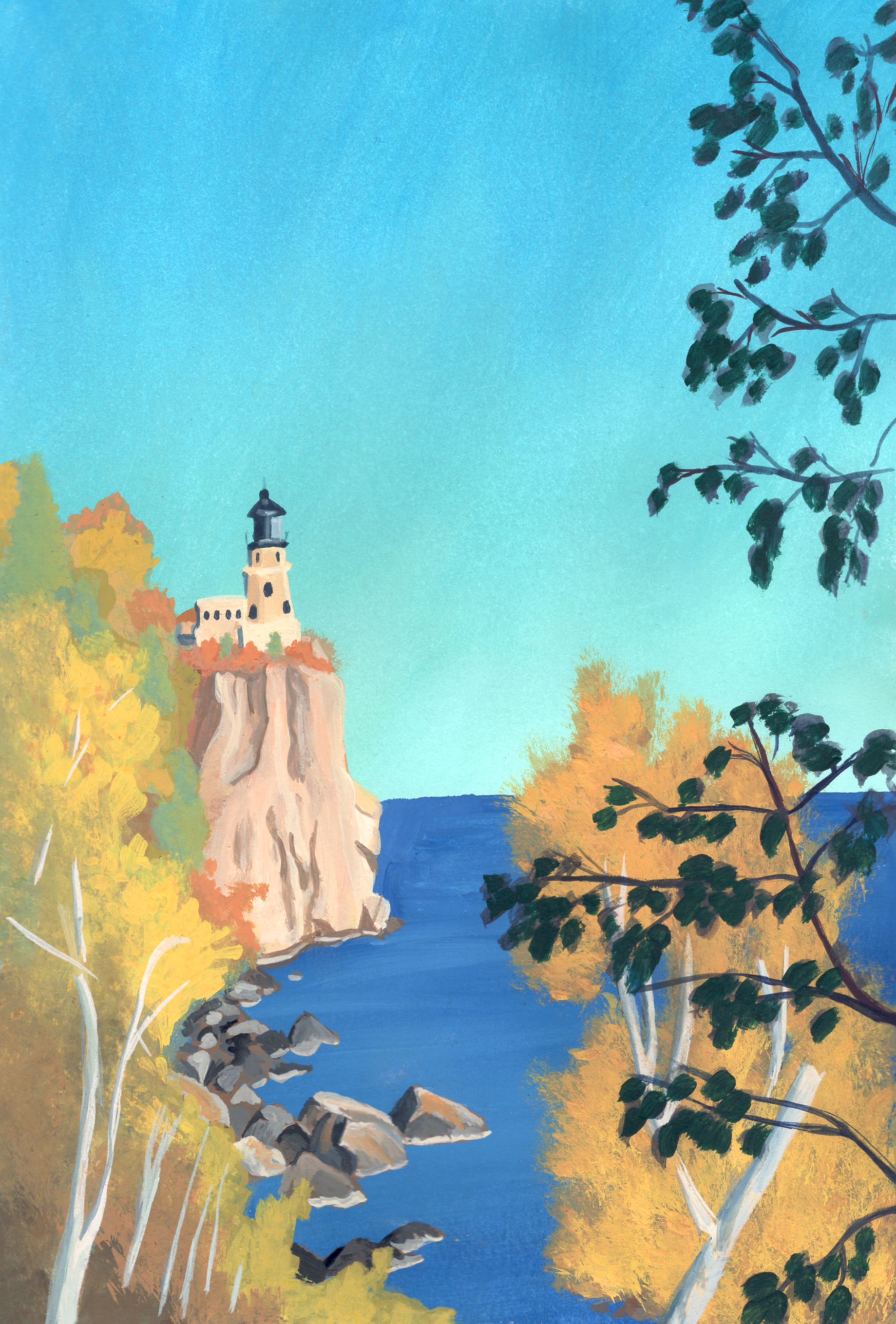 "Split Rock Lighthouse" Print