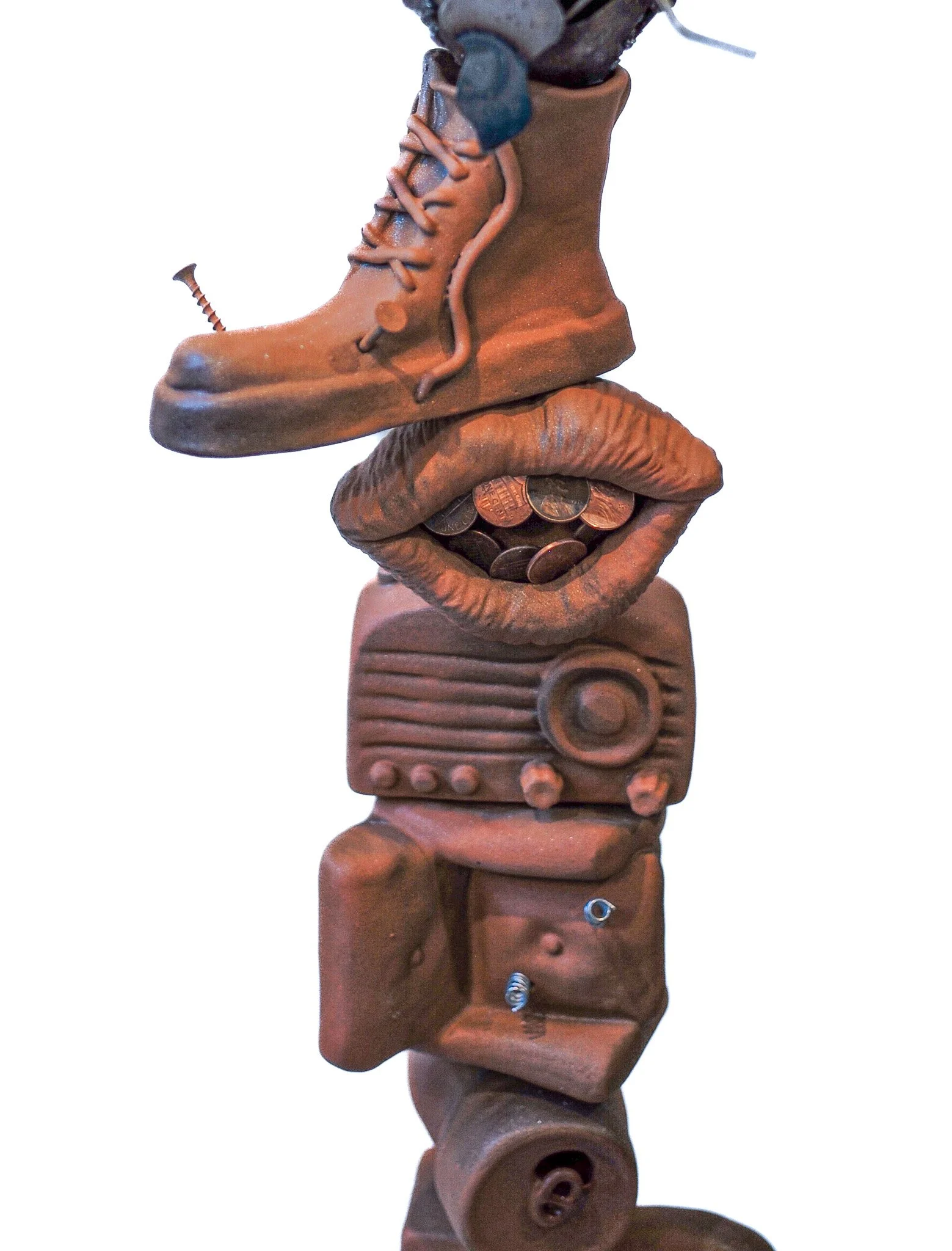 Sidewalk Symphony | Glazed Ceramics |  47 x 10,5 x 9 " - 120 x 26 x 23 cm 