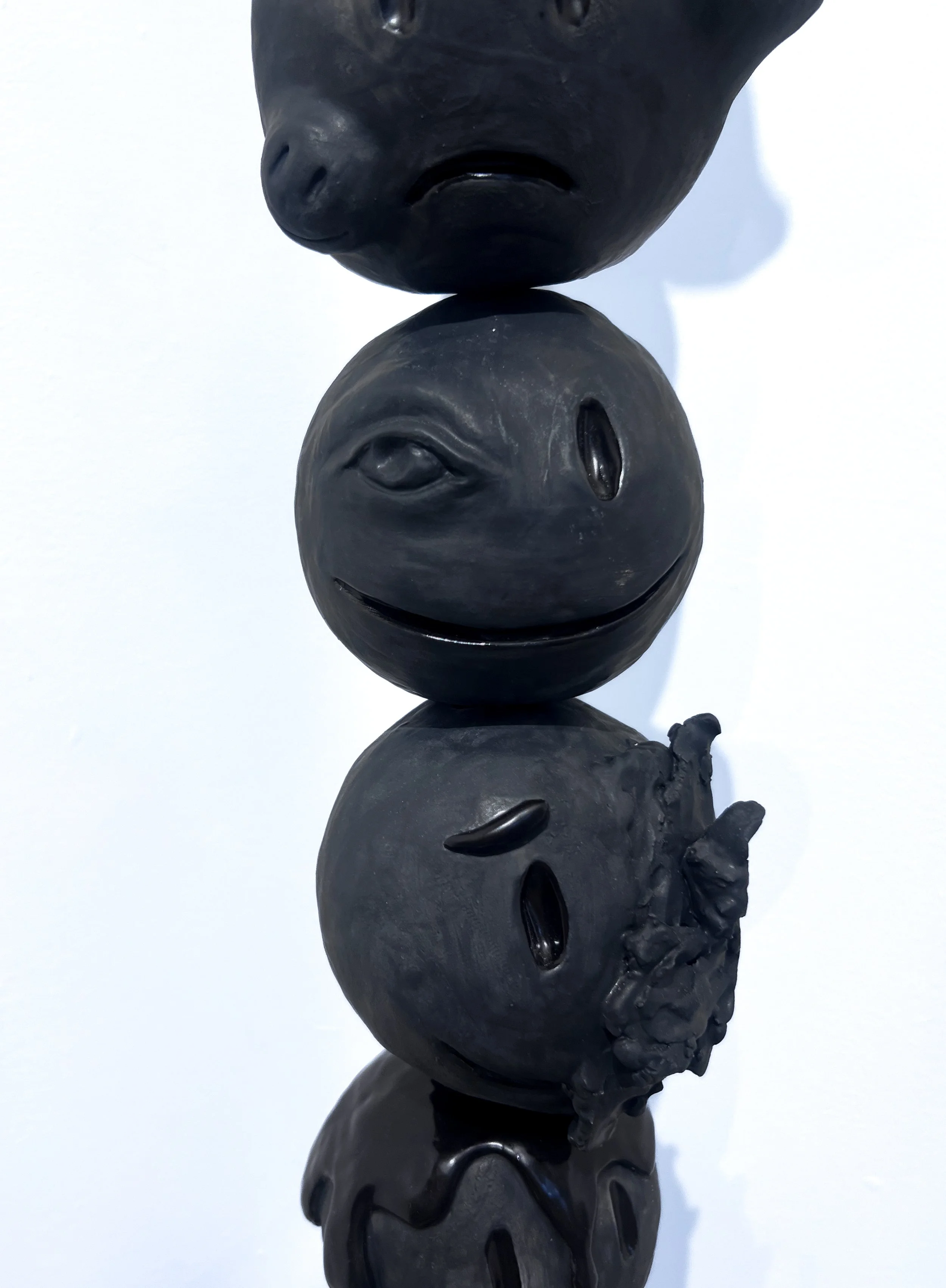 Consumed | Glazed Ceramics | 56,5 x 30 x 24 " - 143,5 x 76 x 61 cm