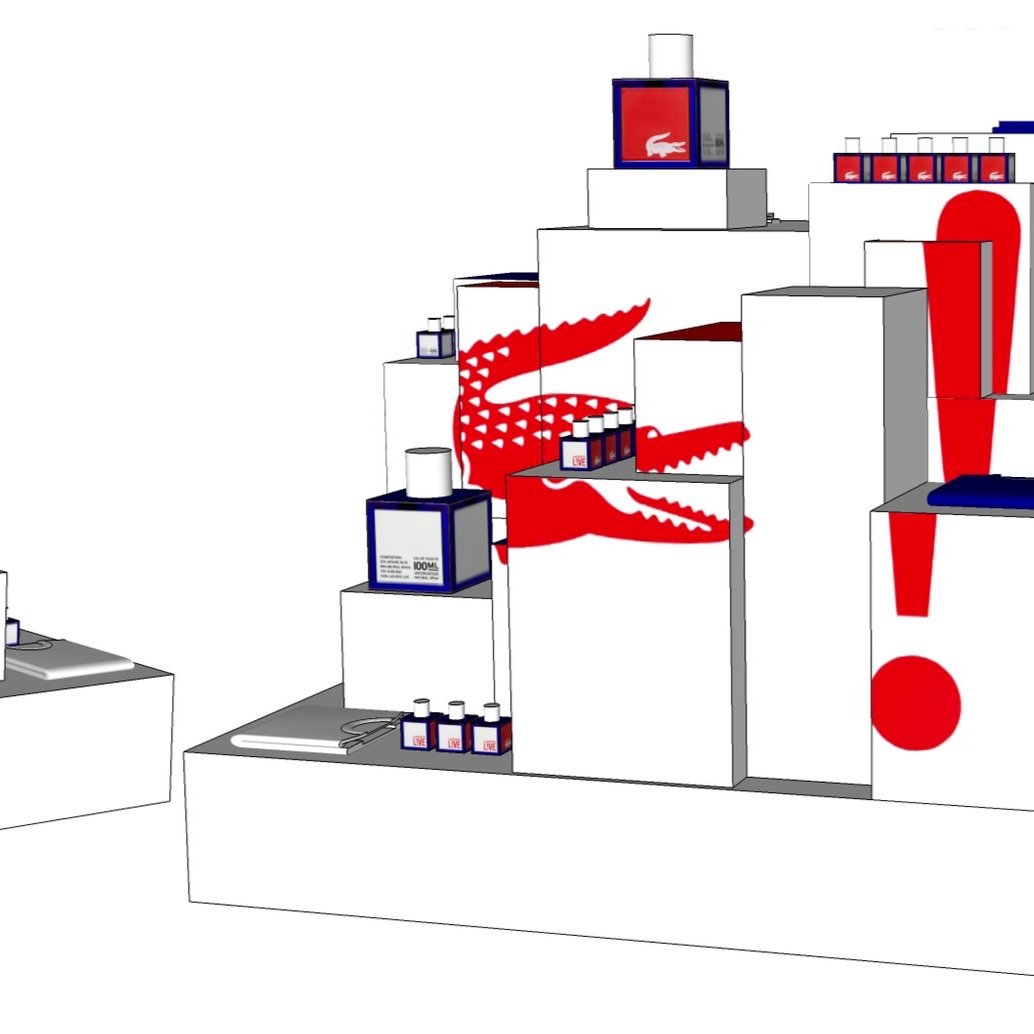 Concept display Lacoste Play