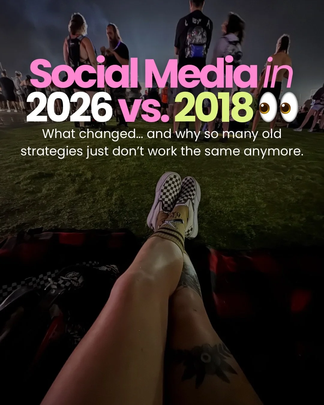 Your 2018 social media strategy might be the reason your content feels stuck 👀

Social media has completely changed over the last few years >>> and the brands growing today are the ones willing to evolve with it.

Less perfection.
More pers