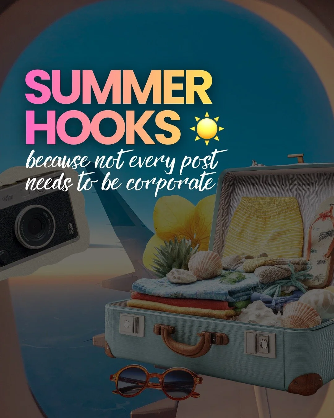 your summer content is probably too safe ☀️

the posts people are actually connecting with right now feel:

-fun
-a little chaotic
-personality-filled
-less polished
-and WAY more human

nobody wants to read captions that sound like a corporate inter
