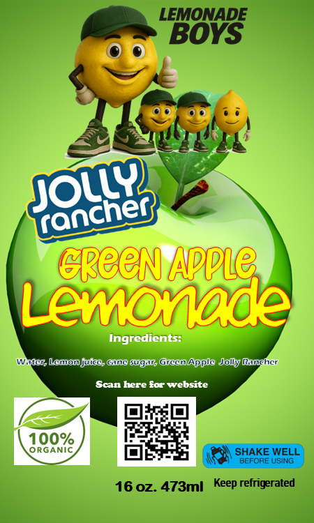 Lemonade Boys Jolly Rancher Green Apple