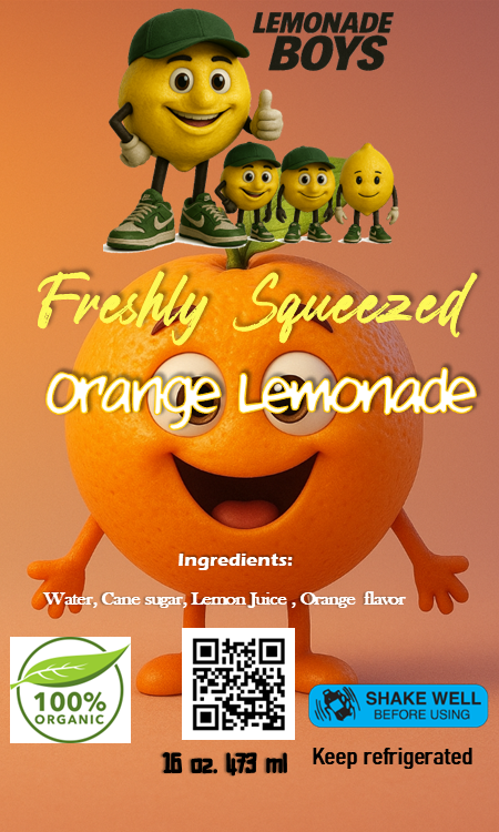 Lemonade Boys Orange Lemonade