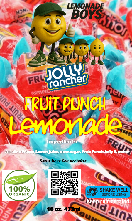 Lemonade Boys Jolly Ranchers Fruit punch lemonade