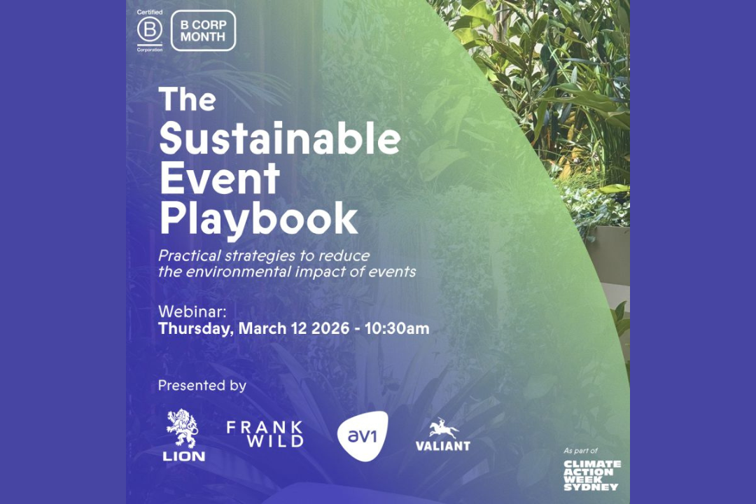 The Sustainable Event Playbook
