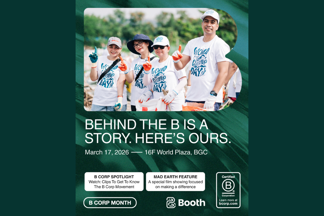 B Corp Month Celebration at Booth