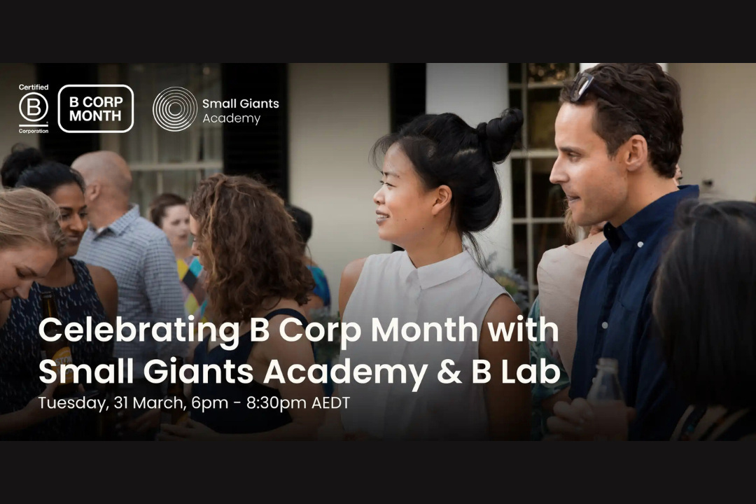Celebrating B Corp Month with Small Giants Academy