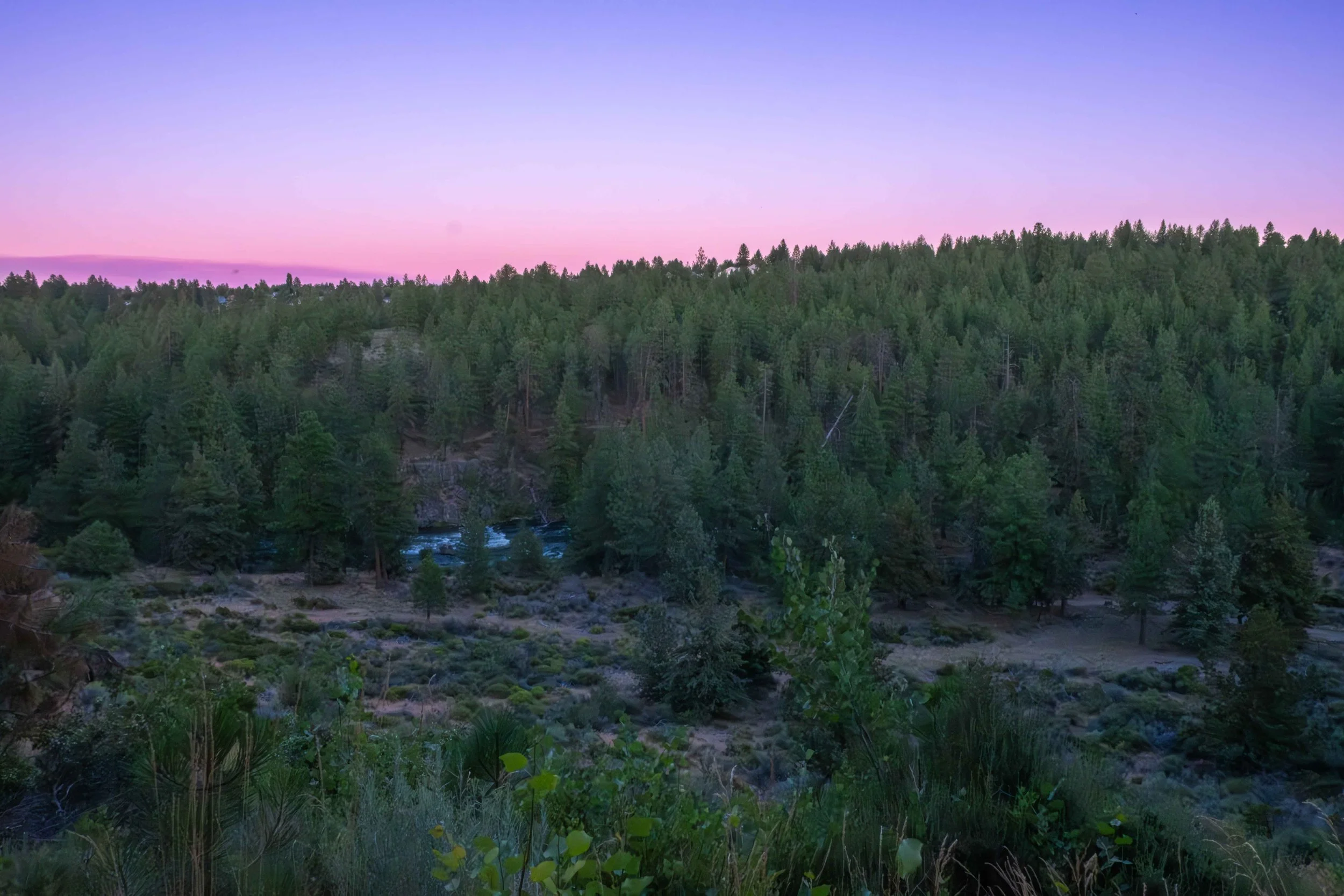(19) Sunset from a Construction Site on the Deschutes 07.12.25